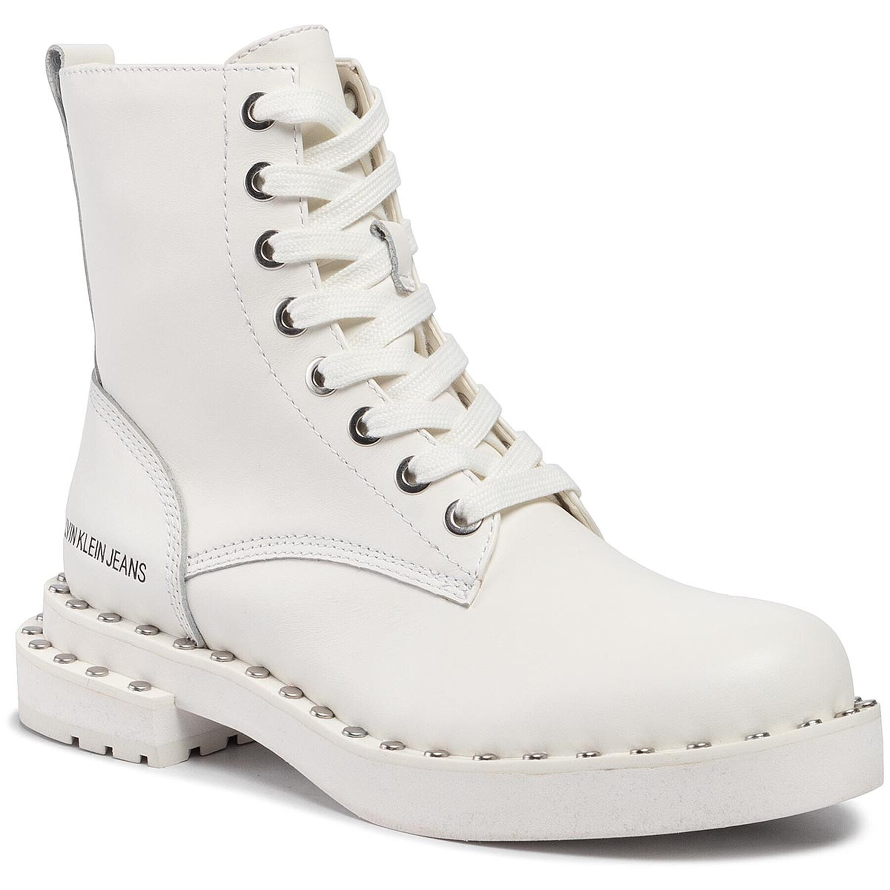 Calvin Klein Jeans Боти Nannie B4R0468 Бял - Pepit.bg