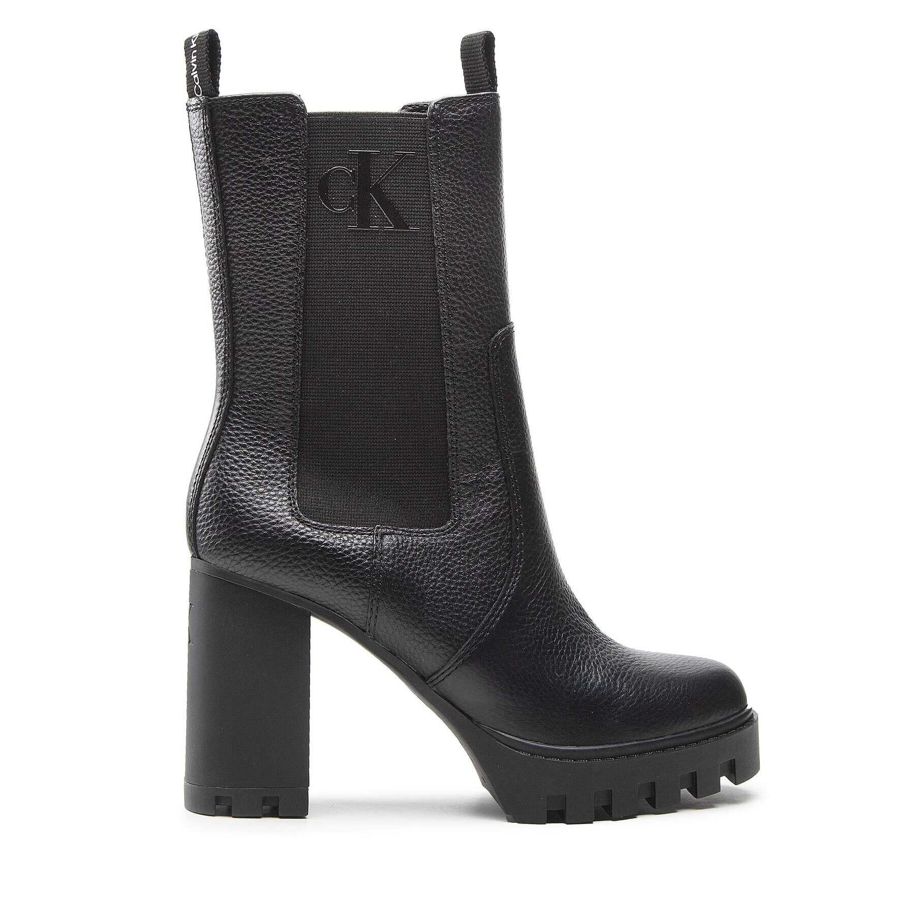 Calvin Klein Jeans Боти Platform Boot Chelsea YW0YW00727 Черен - Pepit.bg