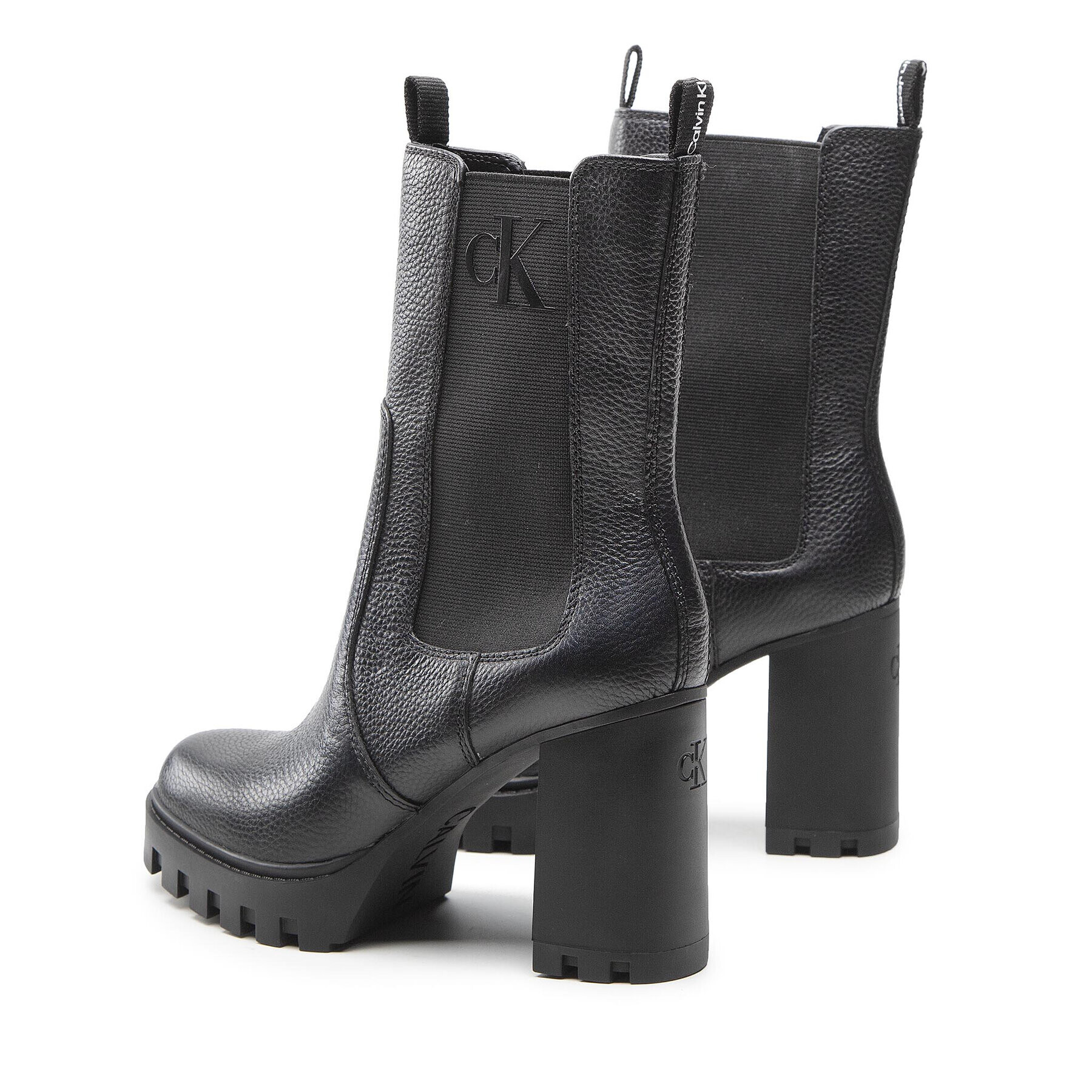 Calvin Klein Jeans Боти Platform Boot Chelsea YW0YW00727 Черен - Pepit.bg