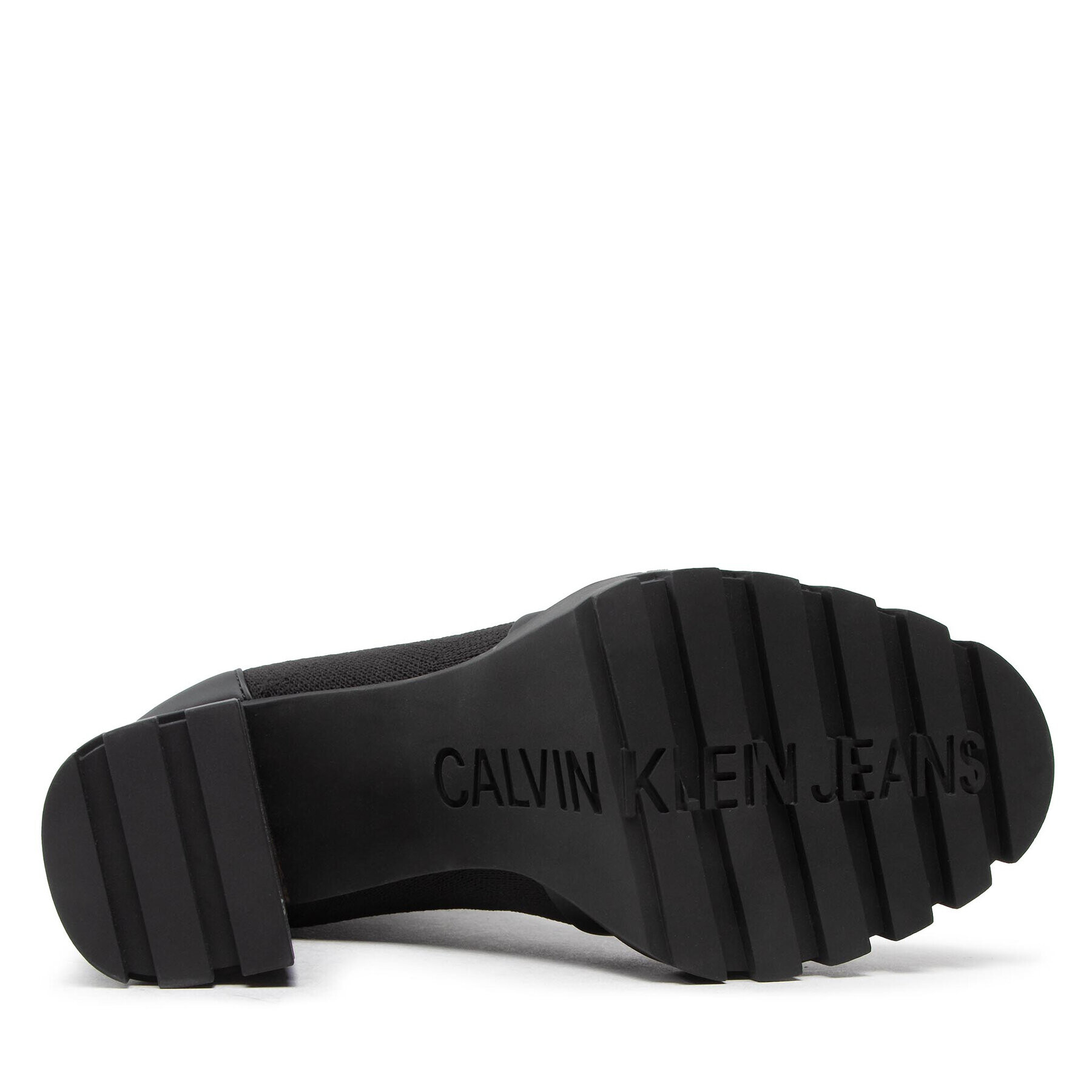 Calvin Klein Jeans Боти Platform Boot Sock YW0YW00726 Черен - Pepit.bg