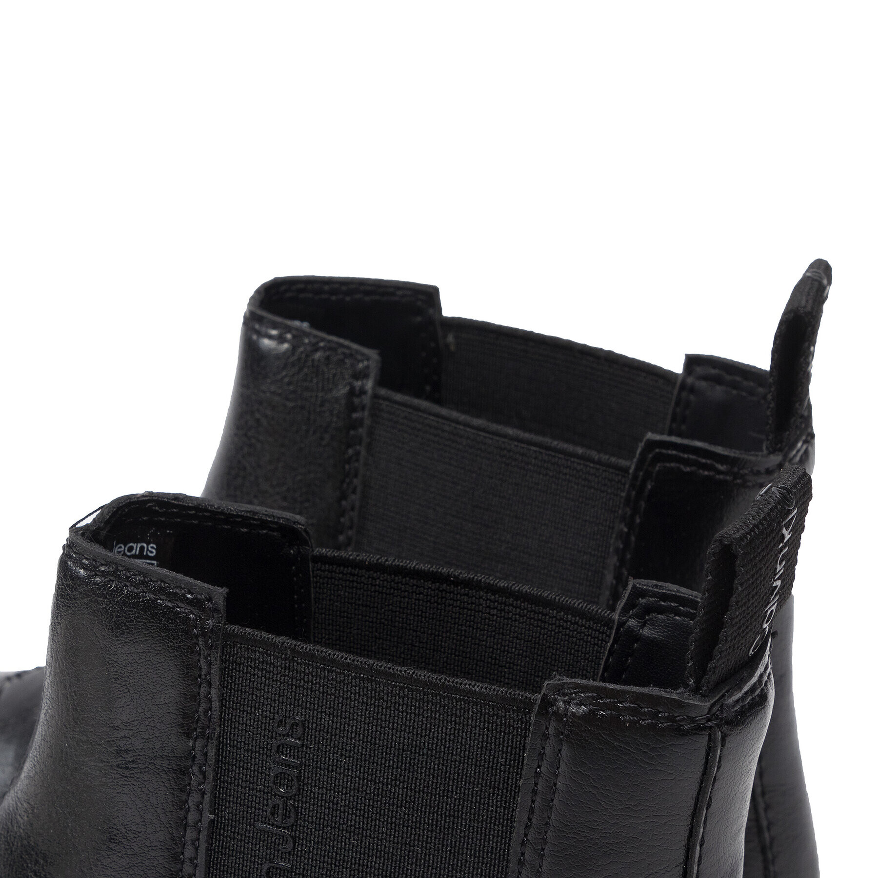 Calvin Klein Jeans Боти тип челси Cleated Chelsea Boot YW0YW00834 Черен - Pepit.bg