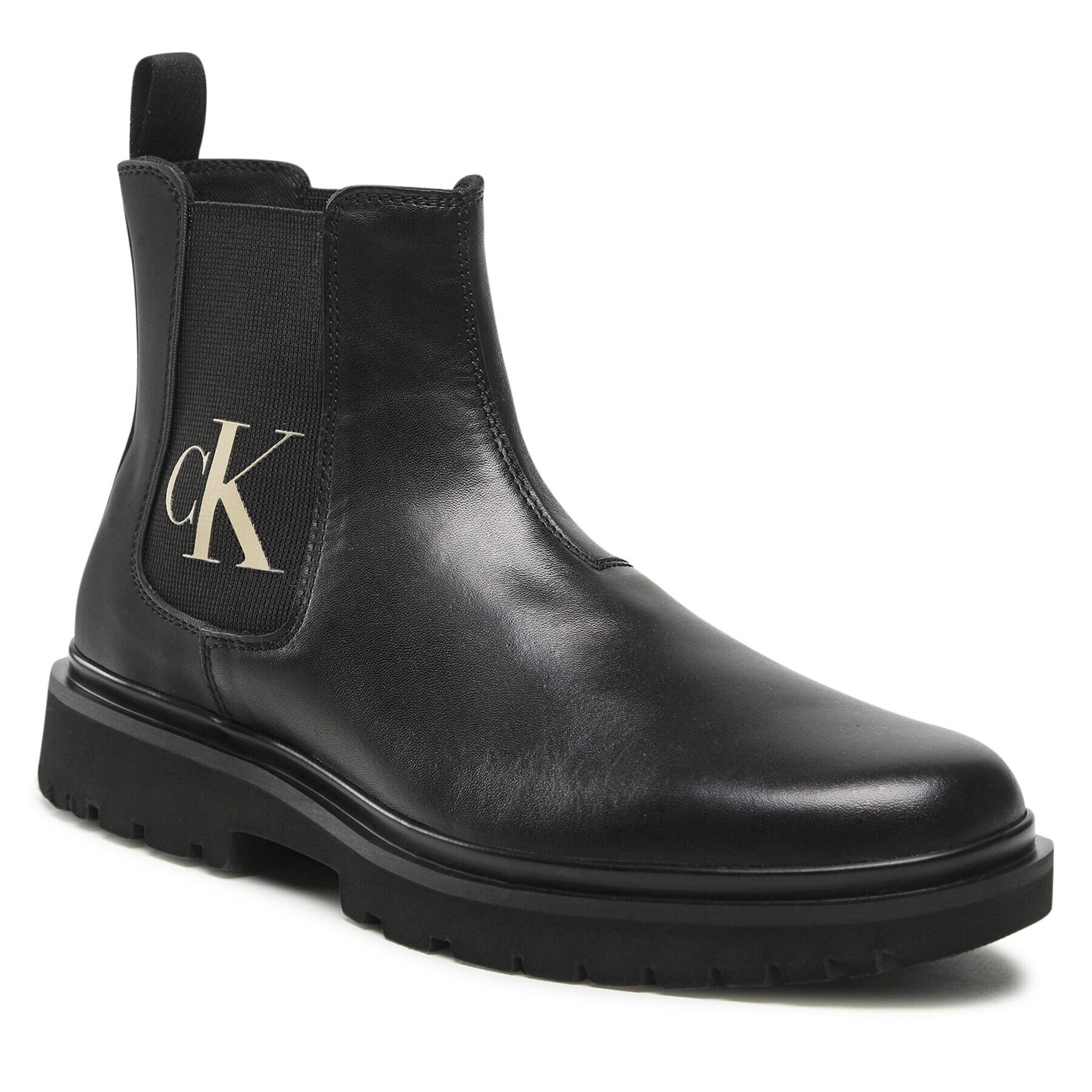 Calvin Klein Jeans Боти тип челси Lug Chelsea Boot YM0YM00561 Черен - Pepit.bg