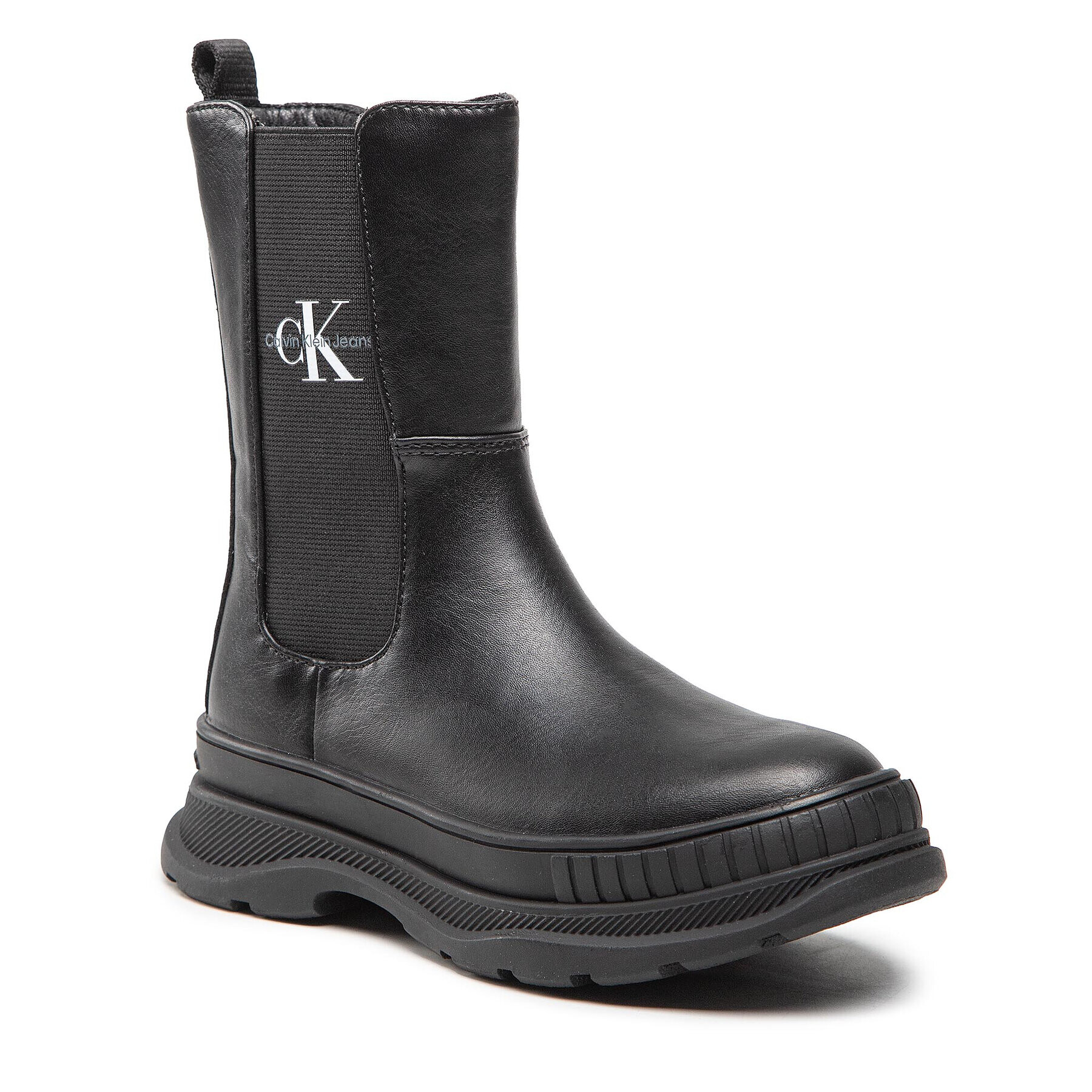 Calvin Klein Jeans Ботуши Chelsea Boot V3X5-80397-1355 M Черен - Pepit.bg