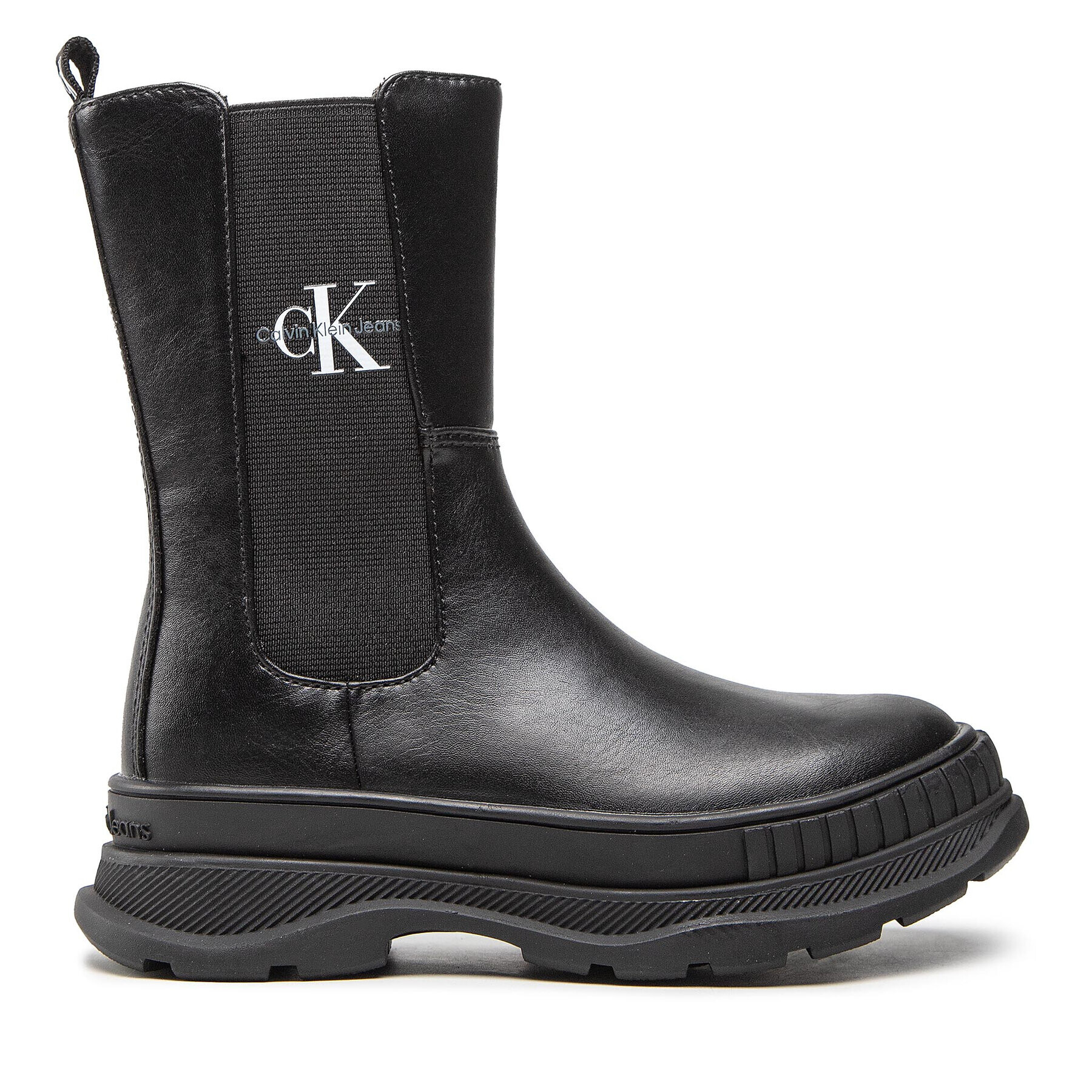 Calvin Klein Jeans Ботуши Chelsea Boot V3X5-80397-1355 M Черен - Pepit.bg