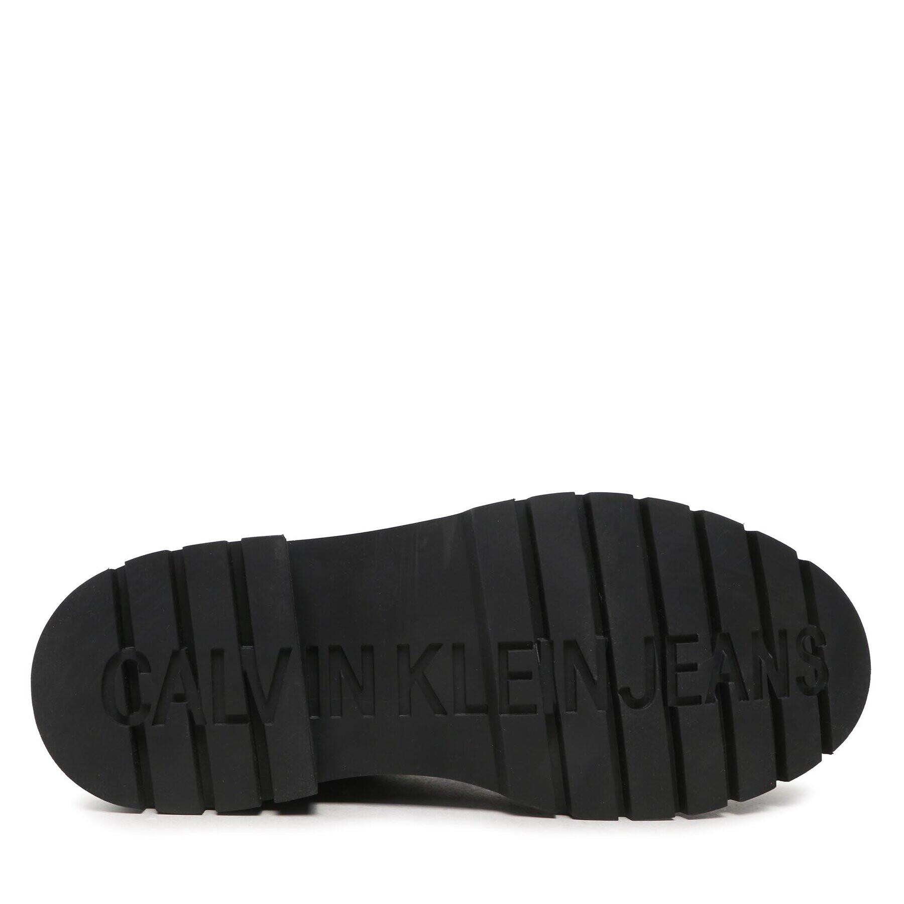 Calvin Klein Jeans Ботуши Combat Mid Laceup Boot W Zip YM0YM00262 Черен - Pepit.bg