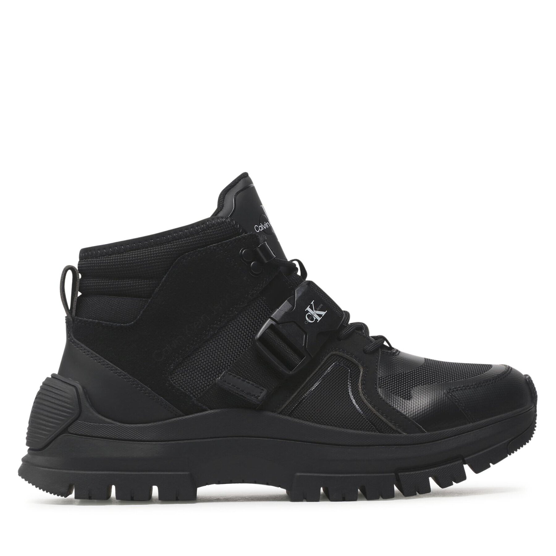 Calvin Klein Jeans Ботуши Hybrid Hiking Boot YM0YM00563 Черен - Pepit.bg