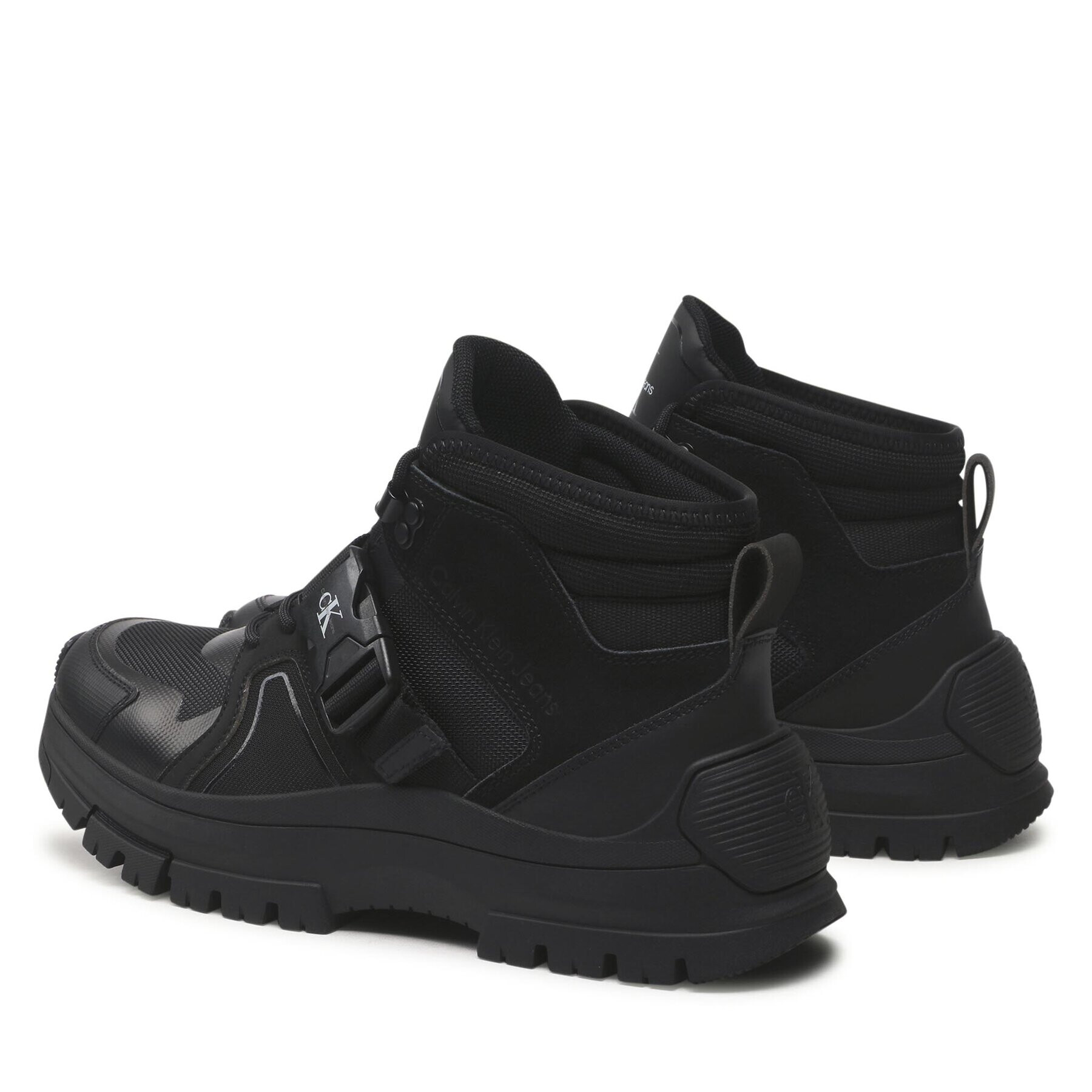 Calvin Klein Jeans Ботуши Hybrid Hiking Boot YM0YM00563 Черен - Pepit.bg