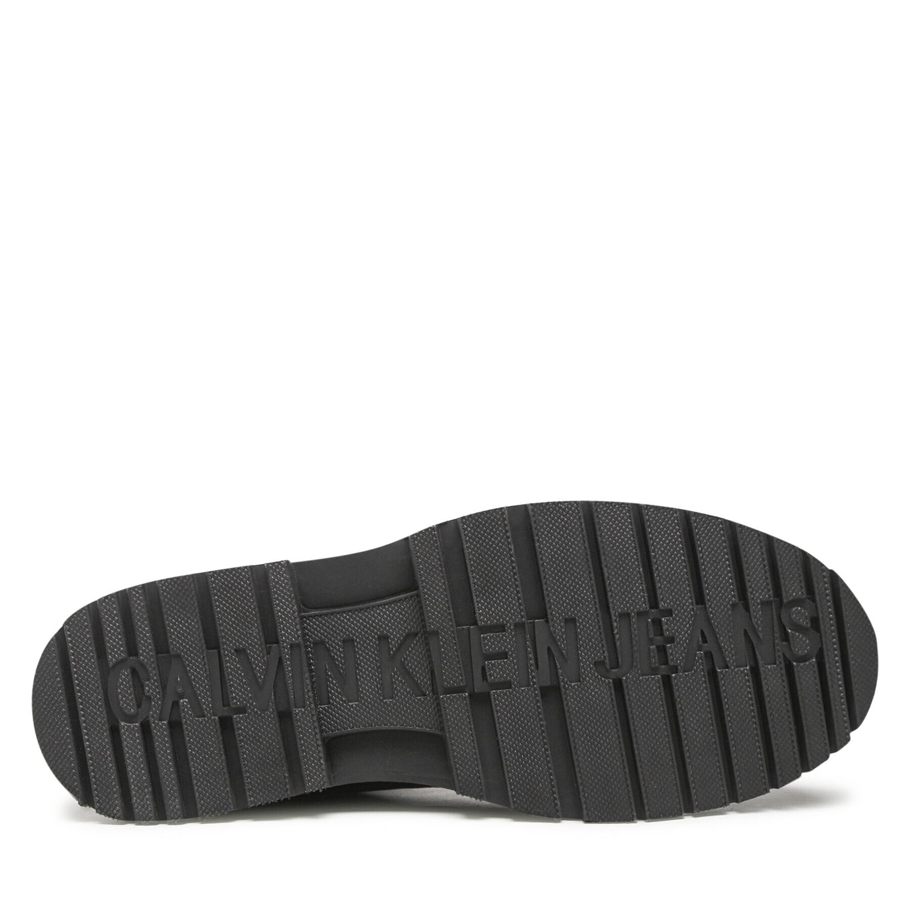 Calvin Klein Jeans Ботуши Lug Laceup Boot YM0YM00562 Черен - Pepit.bg
