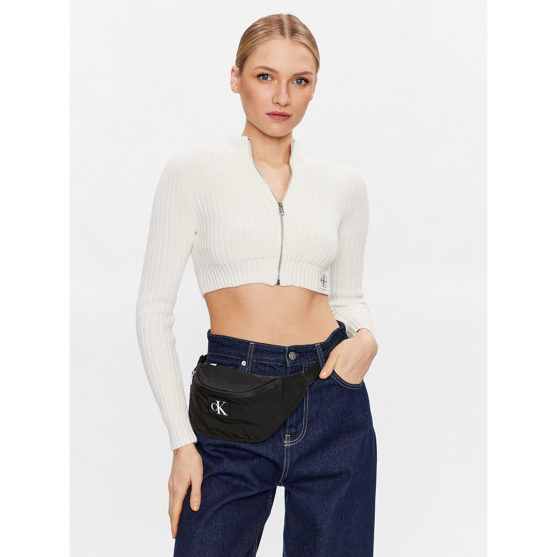 Calvin Klein Jeans Чанта за кръст City Nylon Waistbag32 K60K610398 Черен - Pepit.bg