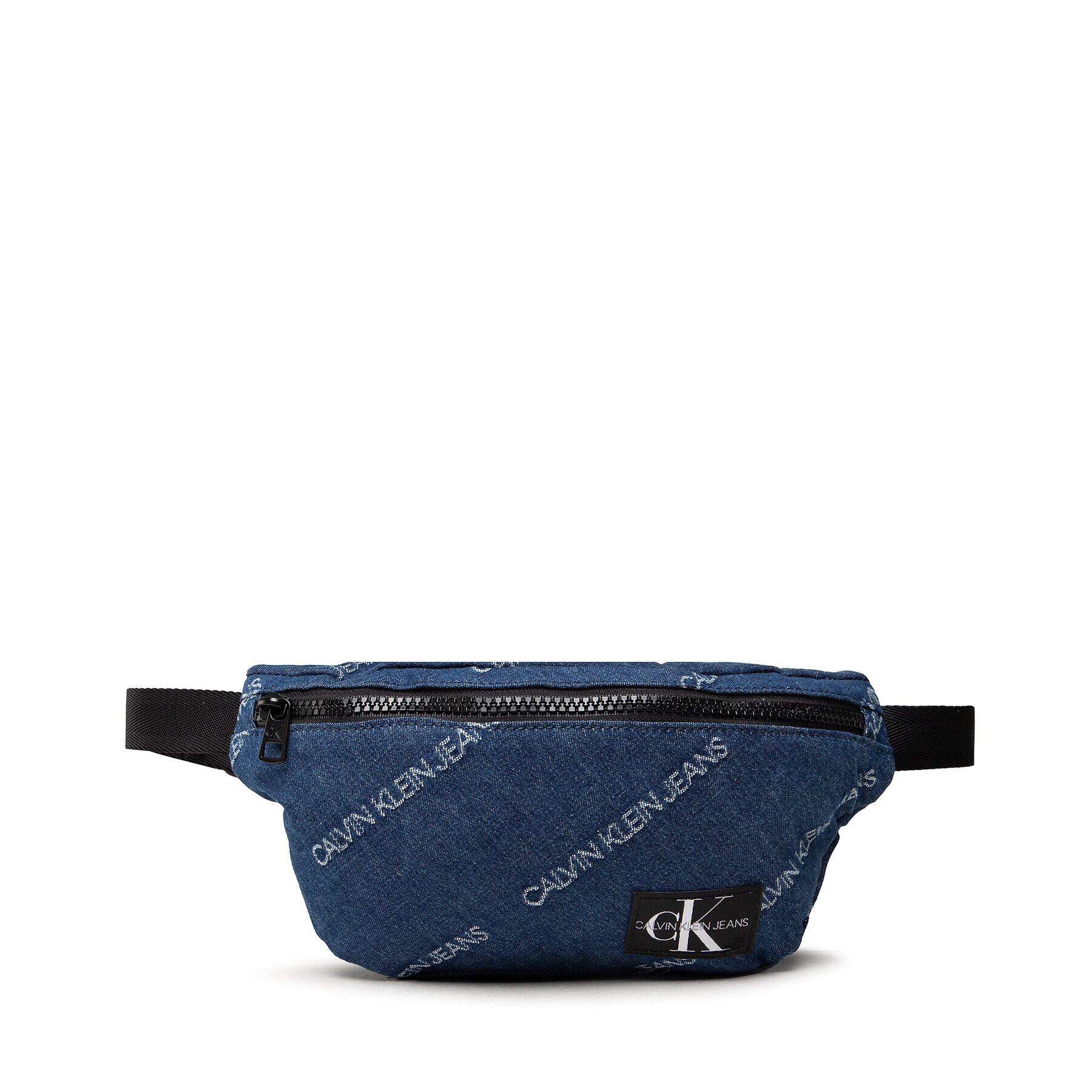 Calvin Klein Jeans Чанта за кръст Denim Logo Jacquard Waistpack IU0IU00208 Тъмносин - Pepit.bg