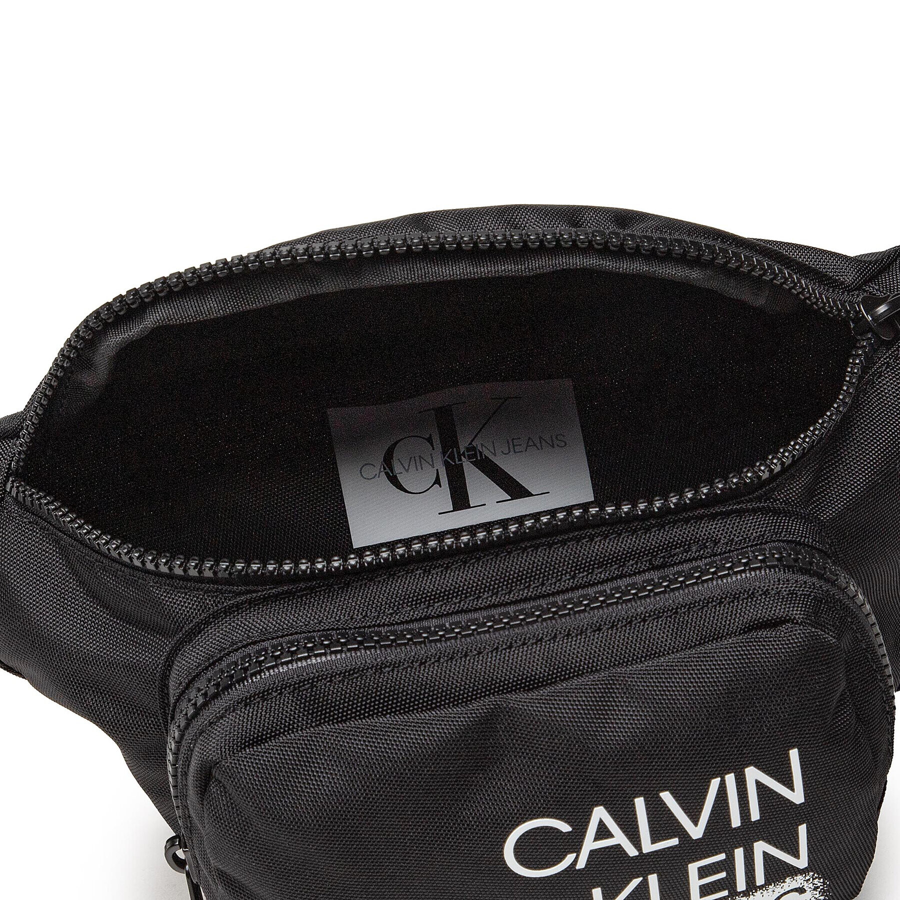 Calvin Klein Jeans Чанта за кръст Seasonal Logo Waistpack IU0IU00199 Черен - Pepit.bg