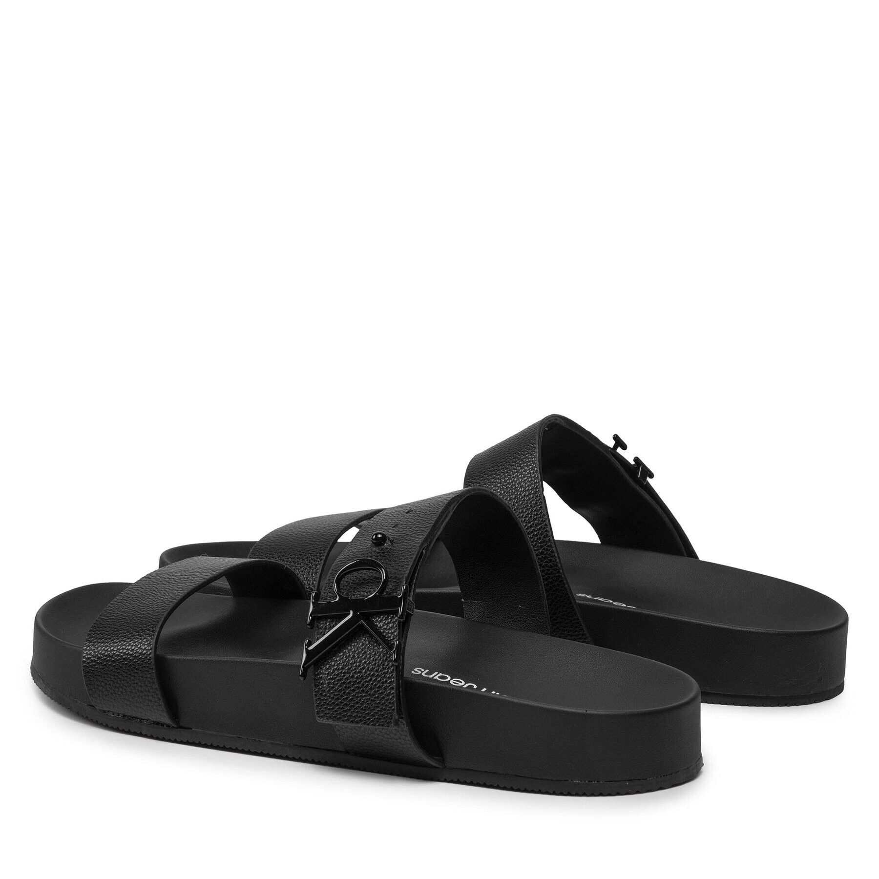 Calvin Klein Jeans Чехли Comfort Sandal 2 YW0YW00598 Черен - Pepit.bg