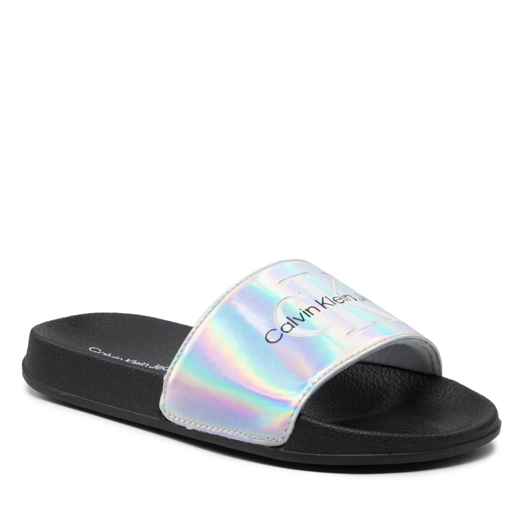 Calvin Klein Jeans Чехли Iridescent Pool Slide V3A0-80222-1172 M Цветен - Pepit.bg