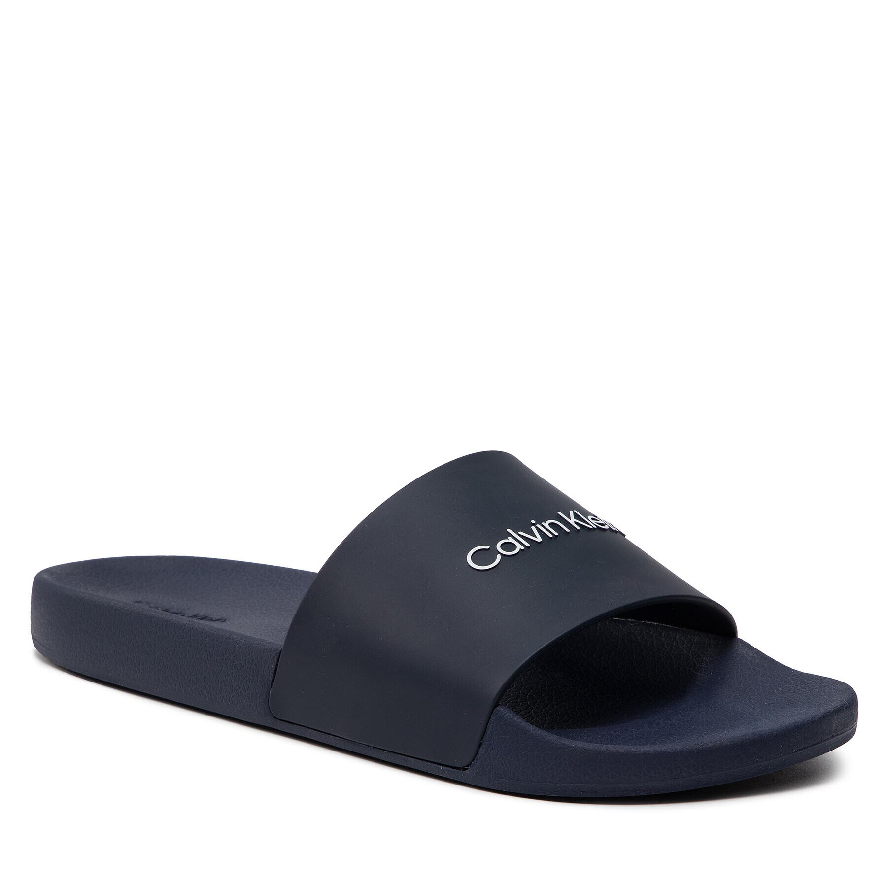 Calvin Klein Jeans Чехли Pool Slide HM0HM00455 Тъмносин - Pepit.bg