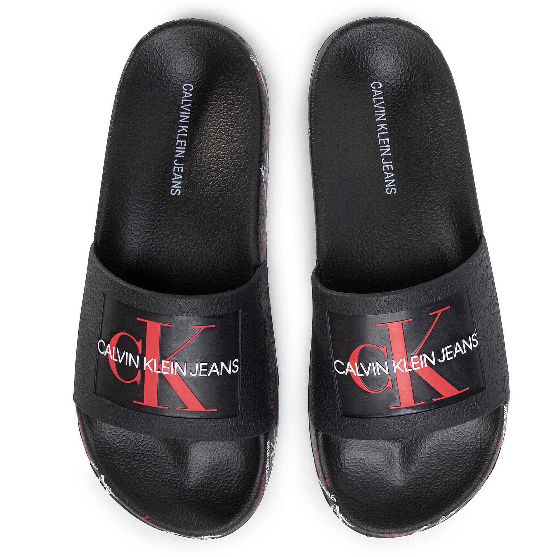 Calvin Klein Jeans Чехли Catilyn B4R0901 Черен - Pepit.bg