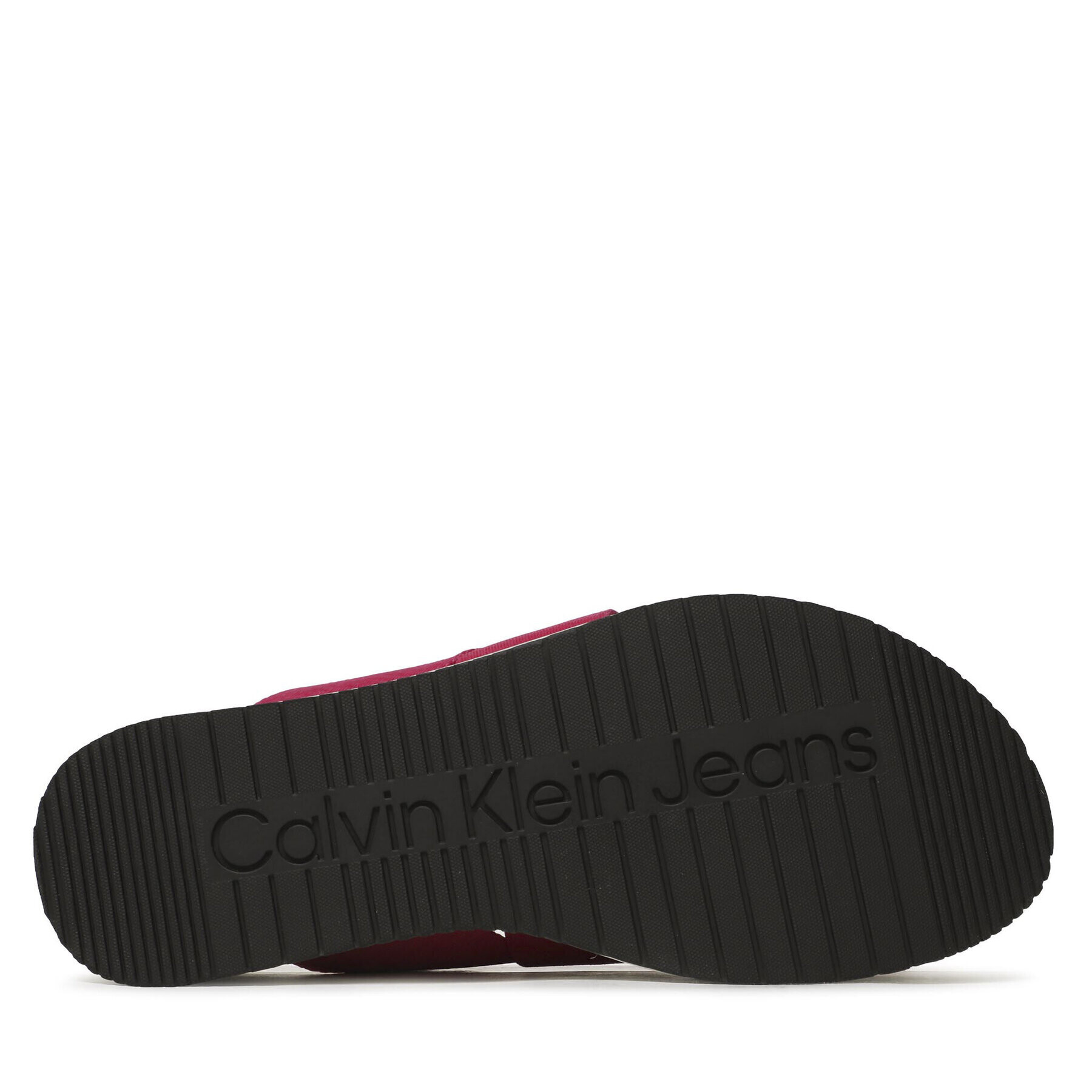 Calvin Klein Jeans Чехли Flatform Sandal Webbing YW0YW00966 Розов - Pepit.bg