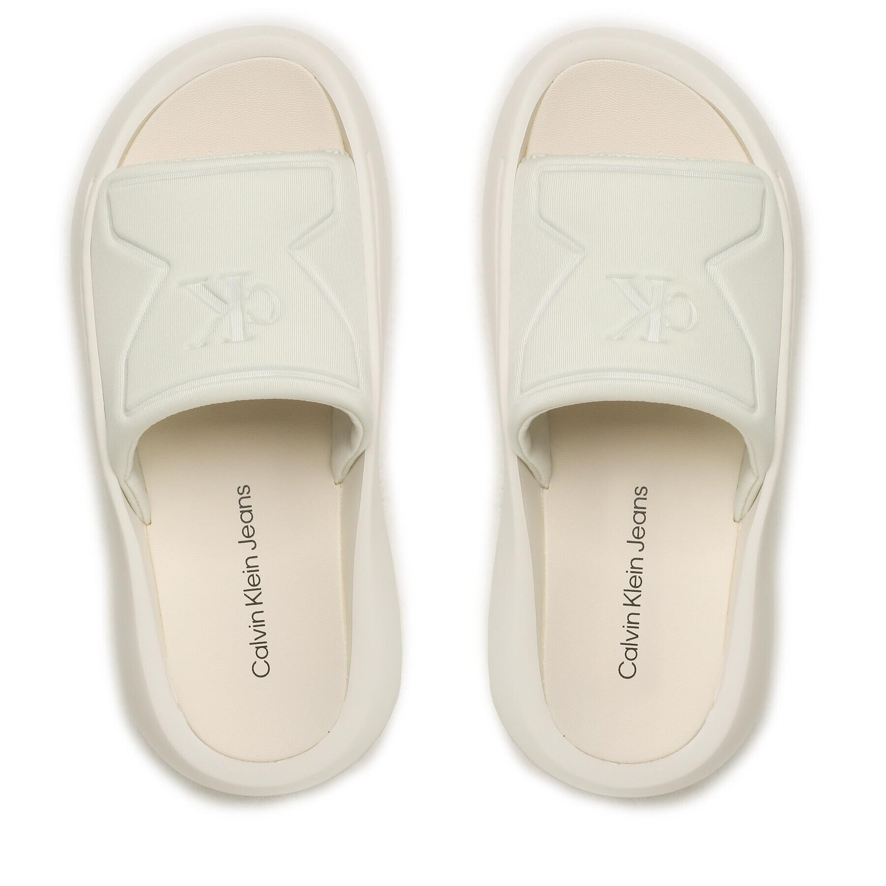 Calvin Klein Jeans Чехли Hybrid Sandal Hgh/Low Greq Wn YW0YW00978 Бежов - Pepit.bg