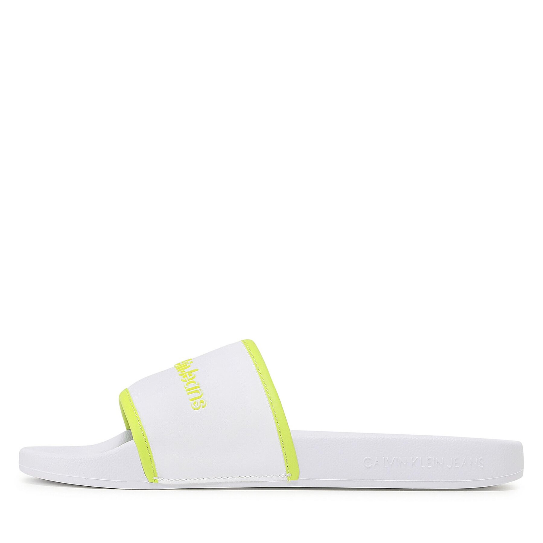 Calvin Klein Jeans Чехли Institutional Slide YW0YW00594 Бял - Pepit.bg