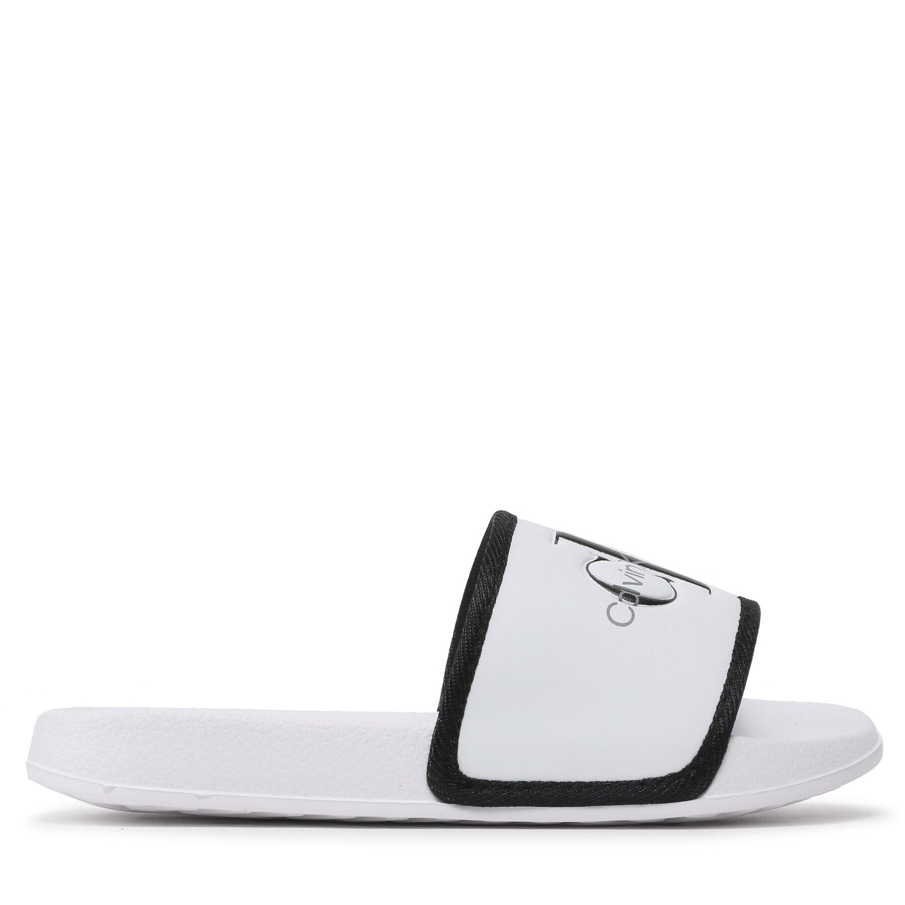 Calvin Klein Jeans Чехли Logo Pool Slide V3B0-80630-1172 M Бял - Pepit.bg