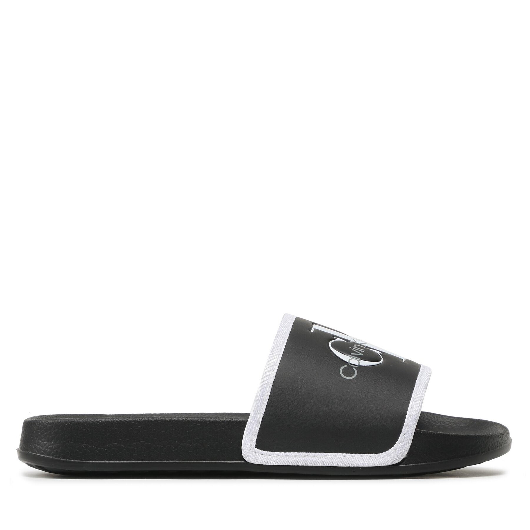 Calvin Klein Jeans Чехли Logo Pool Slide V3B0-80630-1172 S Черен - Pepit.bg