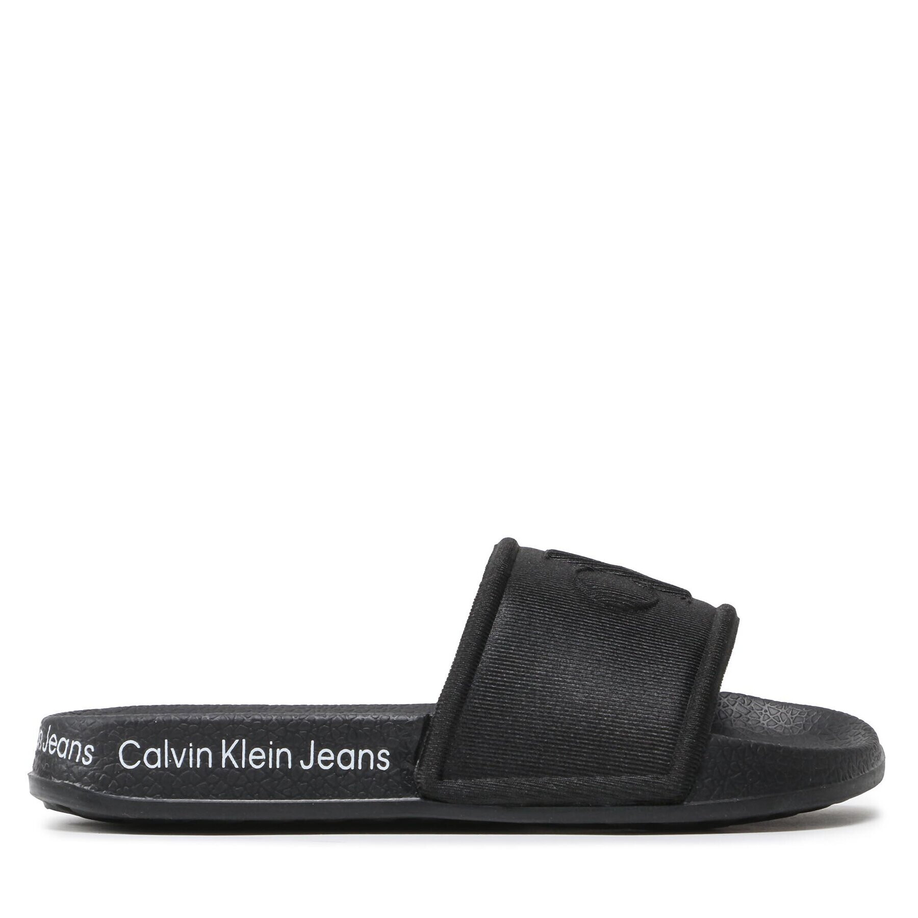 Calvin Klein Jeans Чехли Logo Pool Slide V3B0-80637-1231 M Черен - Pepit.bg