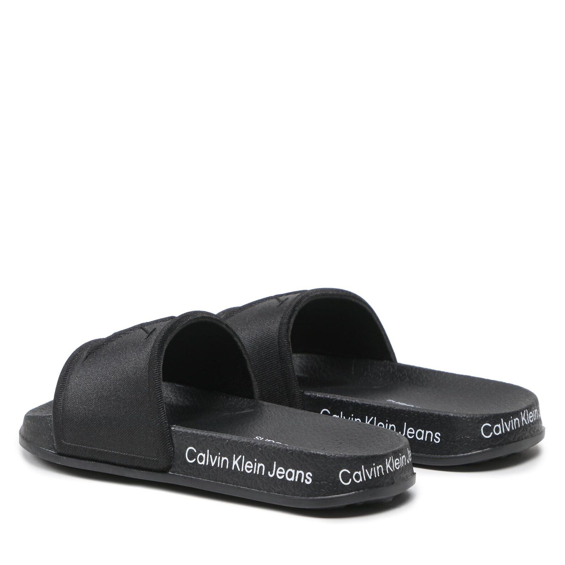 Calvin Klein Jeans Чехли Logo Pool Slide V3B0-80637-1231 M Черен - Pepit.bg