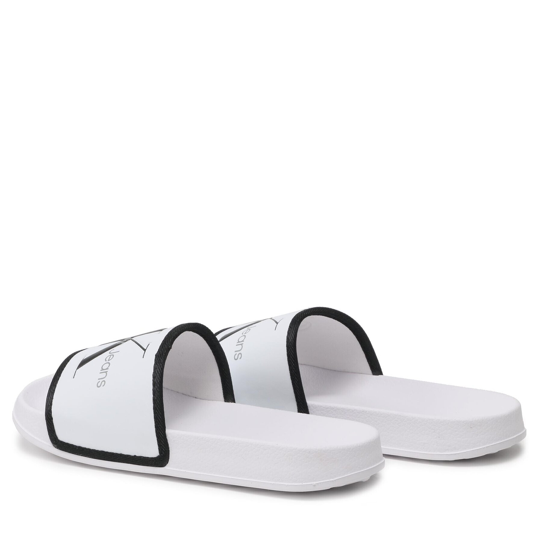 Calvin Klein Jeans Чехли Logo V3B0-80630-1172 S Бял - Pepit.bg