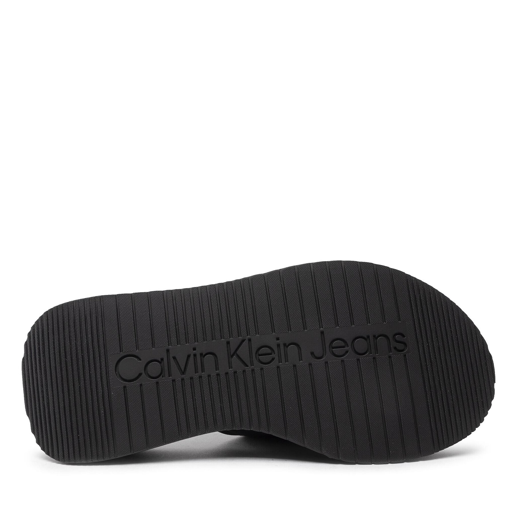 Calvin Klein Jeans Чехли One-Strap Sandal YW0YW00672 Черен - Pepit.bg