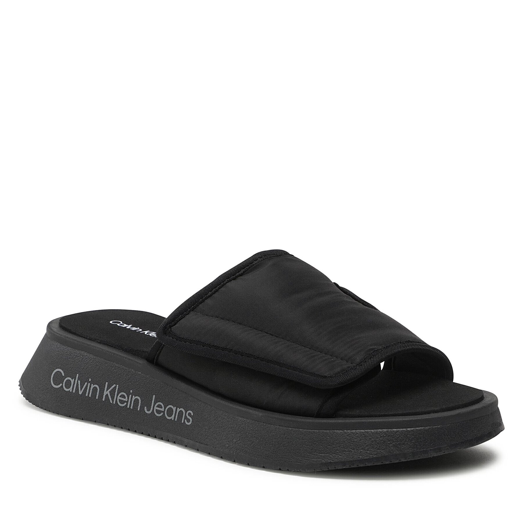 Calvin Klein Jeans Чехли Prefresato Sandal Softny YW0YW00968 Черен - Pepit.bg