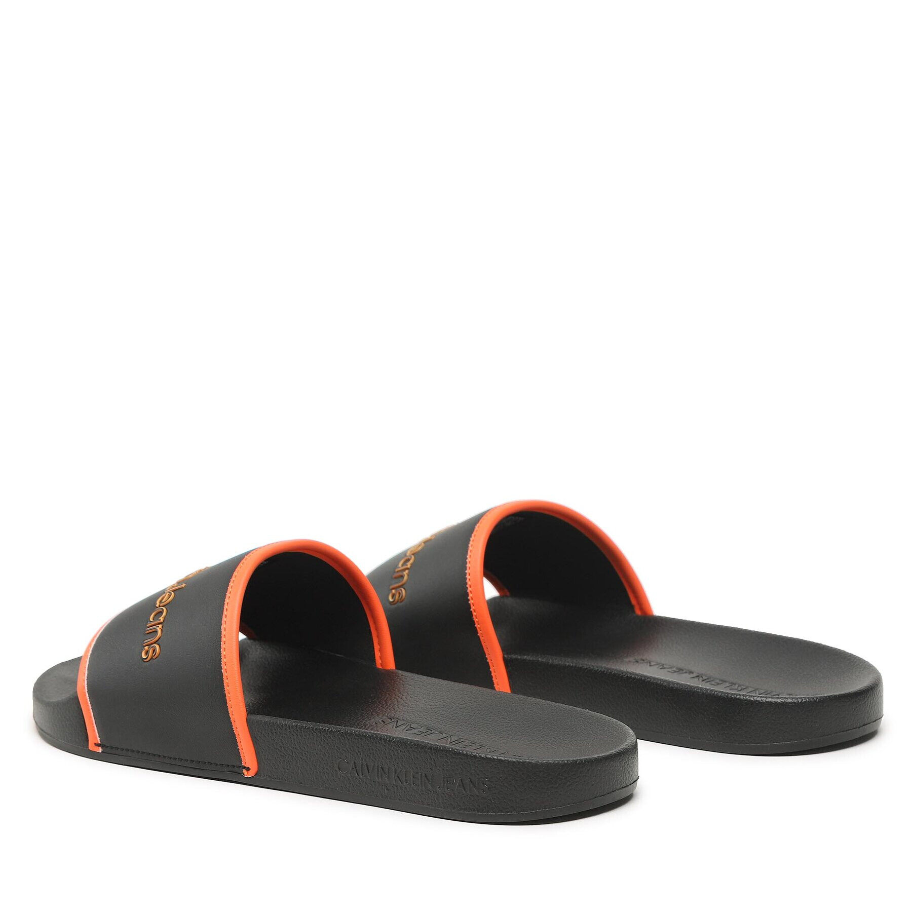 Calvin Klein Jeans Чехли Slide Institutional YM0YM00360 Черен - Pepit.bg