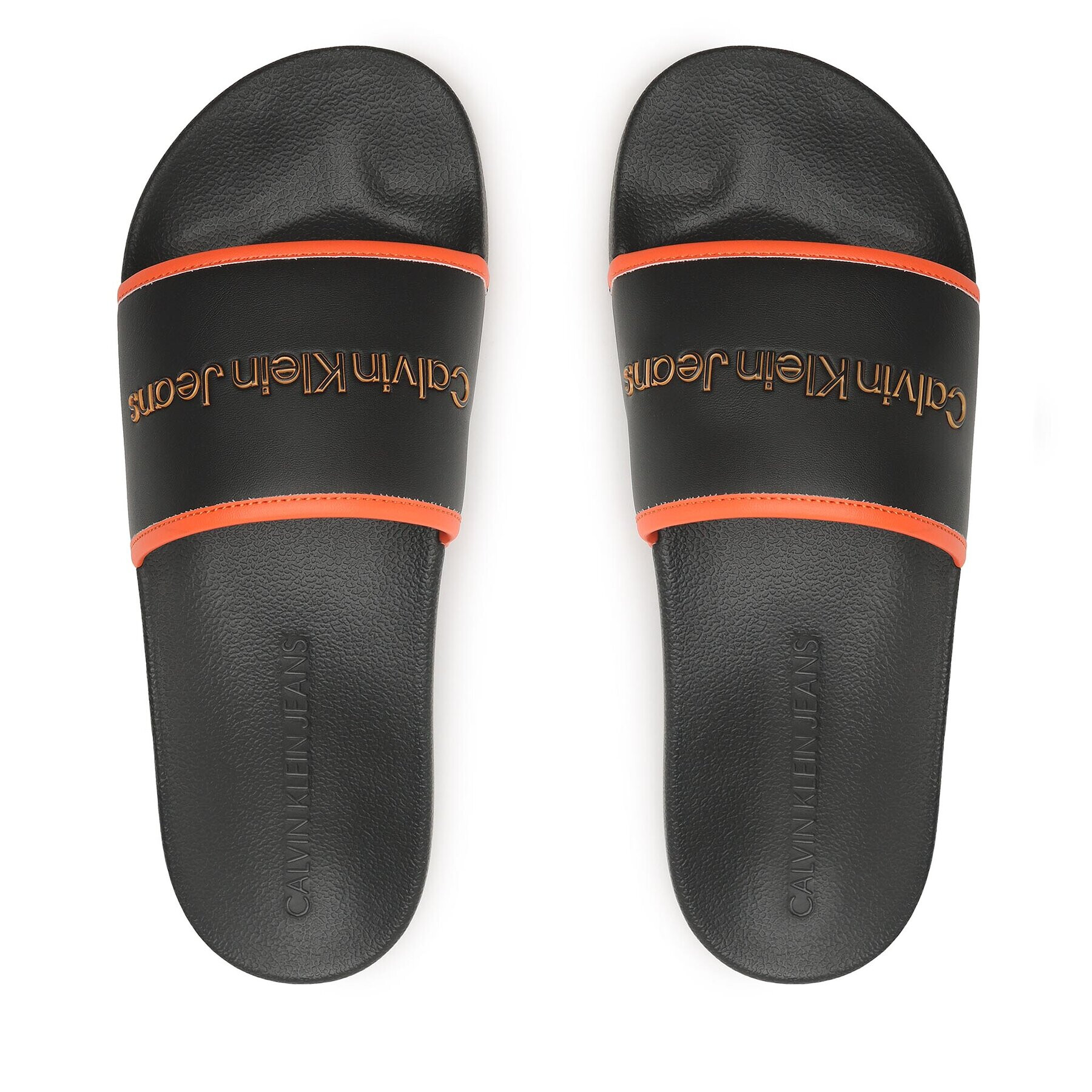 Calvin Klein Jeans Чехли Slide Institutional YM0YM00360 Черен - Pepit.bg