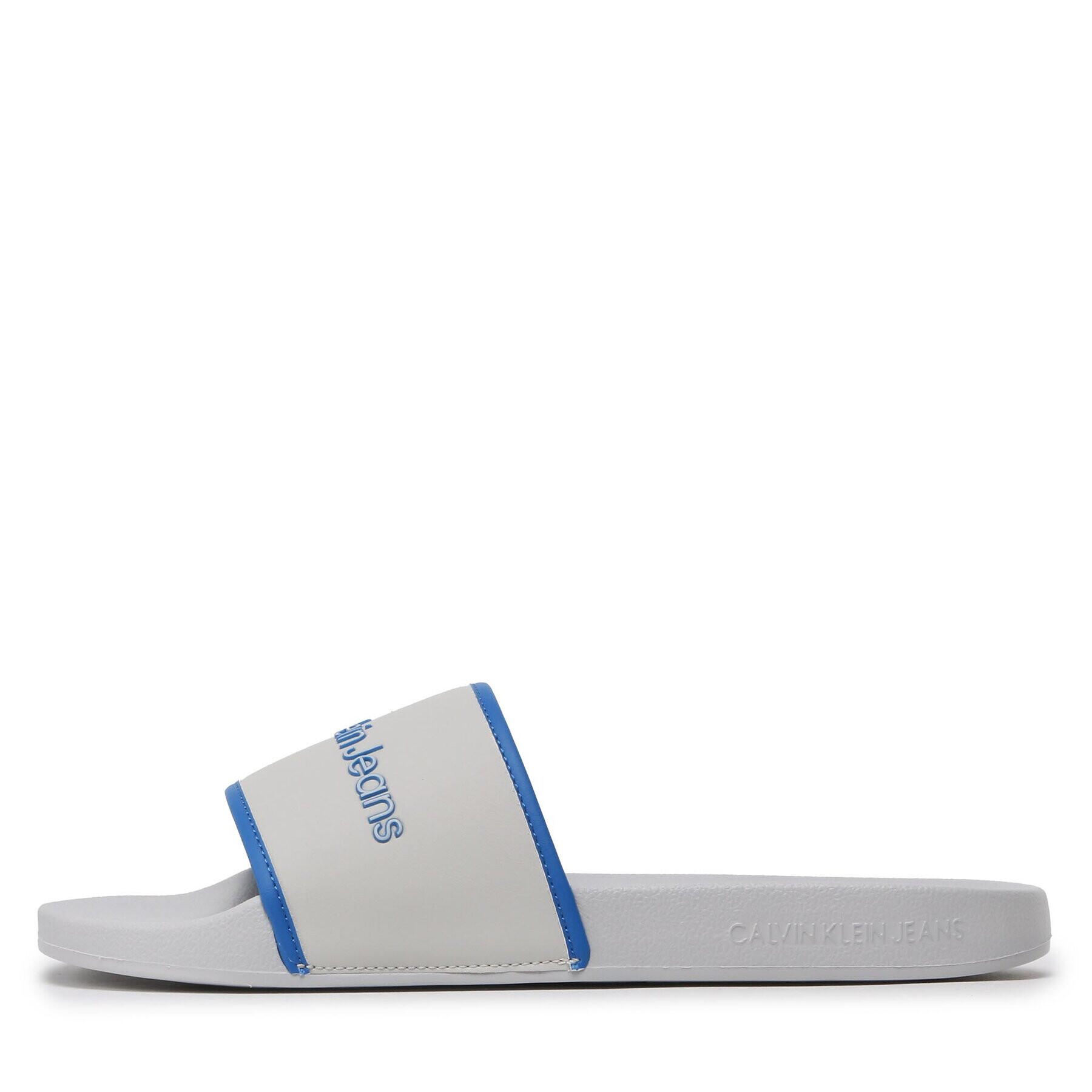 Calvin Klein Jeans Чехли Slide Institutional YM0YM00360 Сив - Pepit.bg