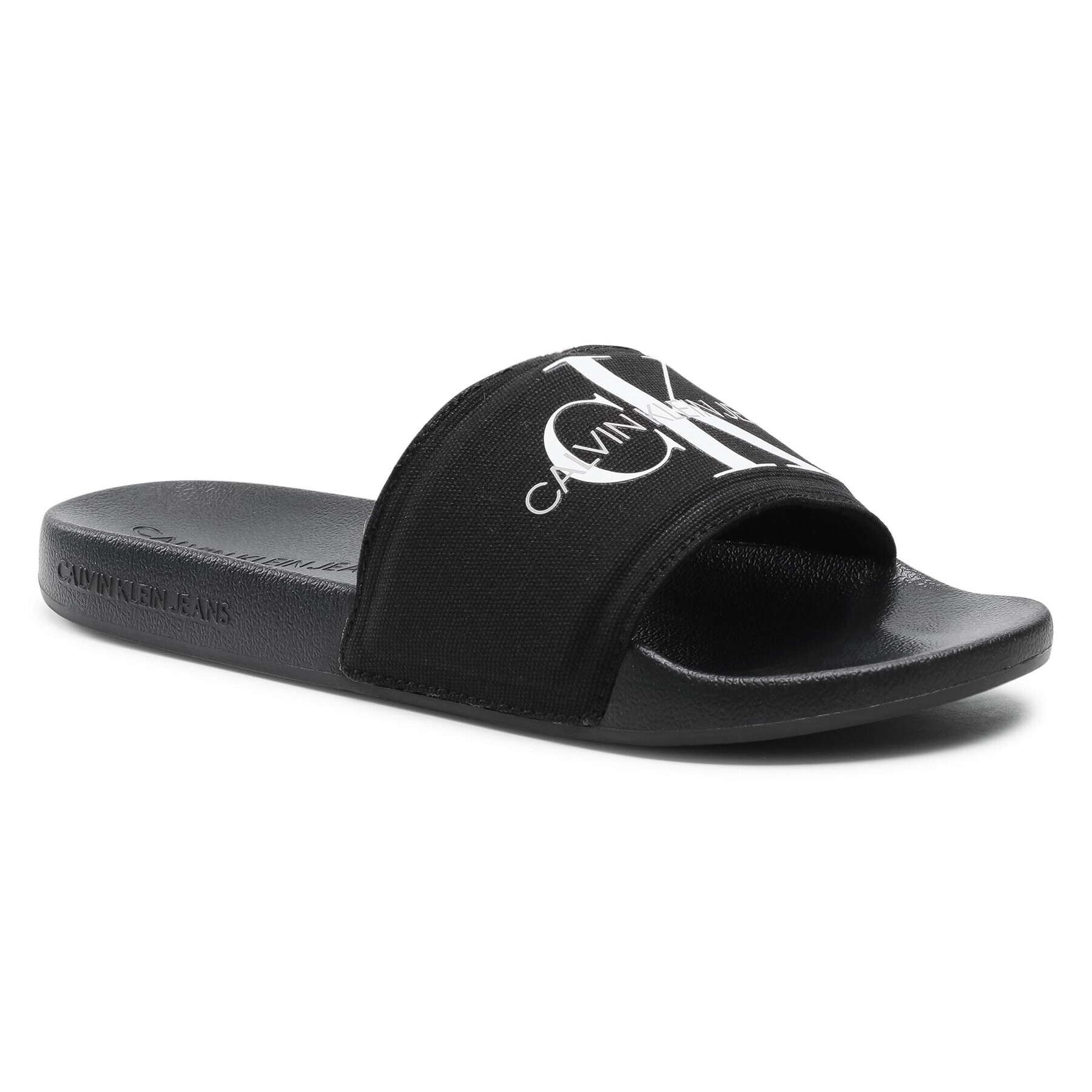 Calvin Klein Jeans Чехли Slide Monogram Co YM0YM00061 Черен - Pepit.bg
