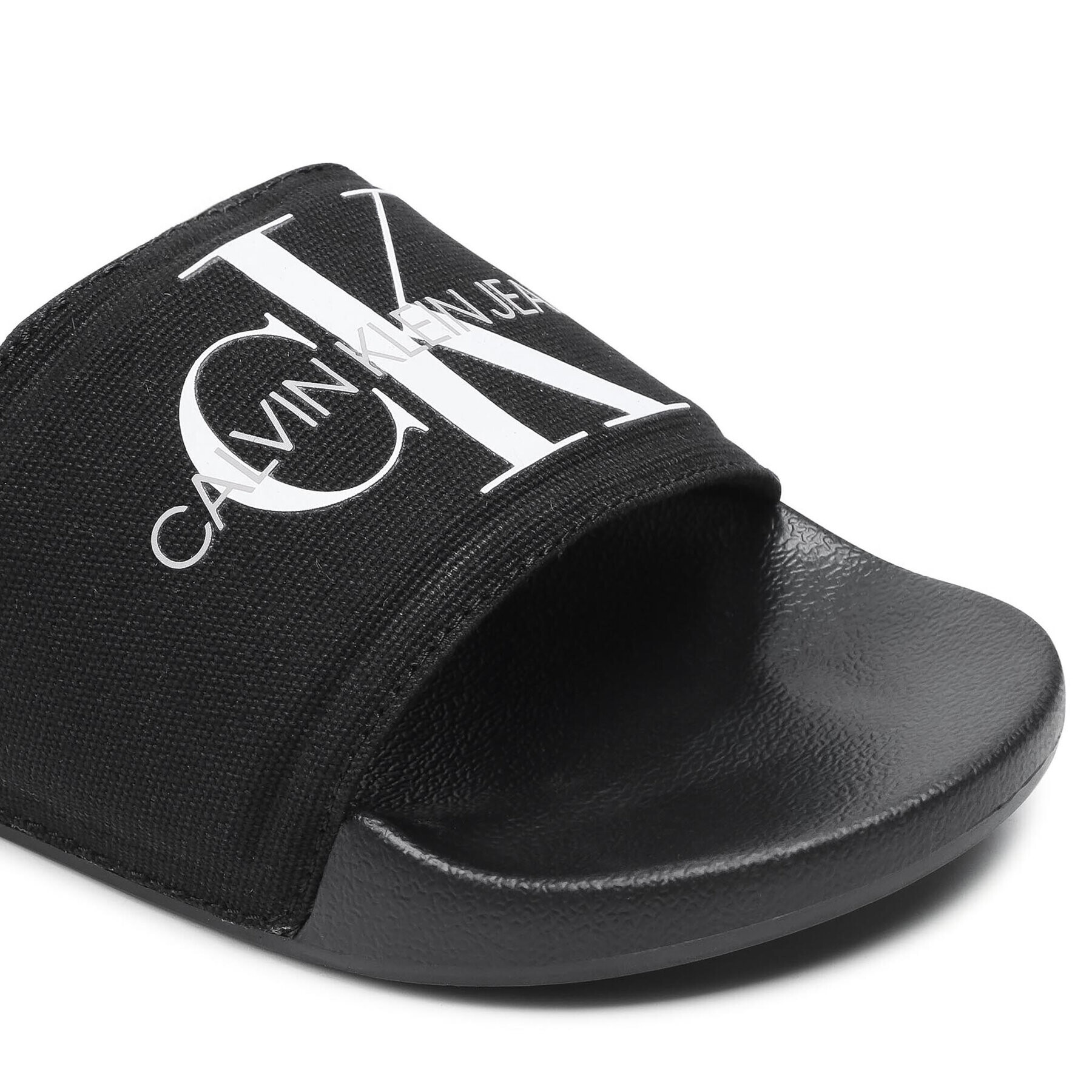 Calvin Klein Jeans Чехли Slide Monogram Co YM0YM00061 Черен - Pepit.bg