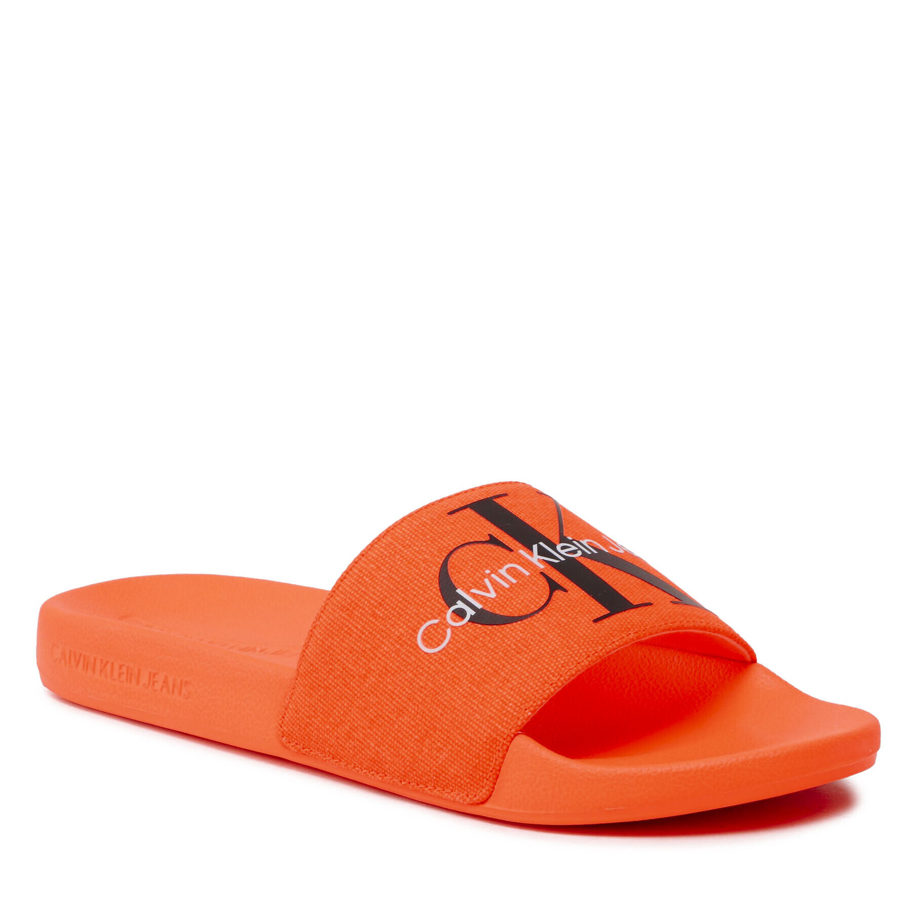 Calvin Klein Jeans Чехли Slide Monogram Co YM0YM00061 Оранжев - Pepit.bg
