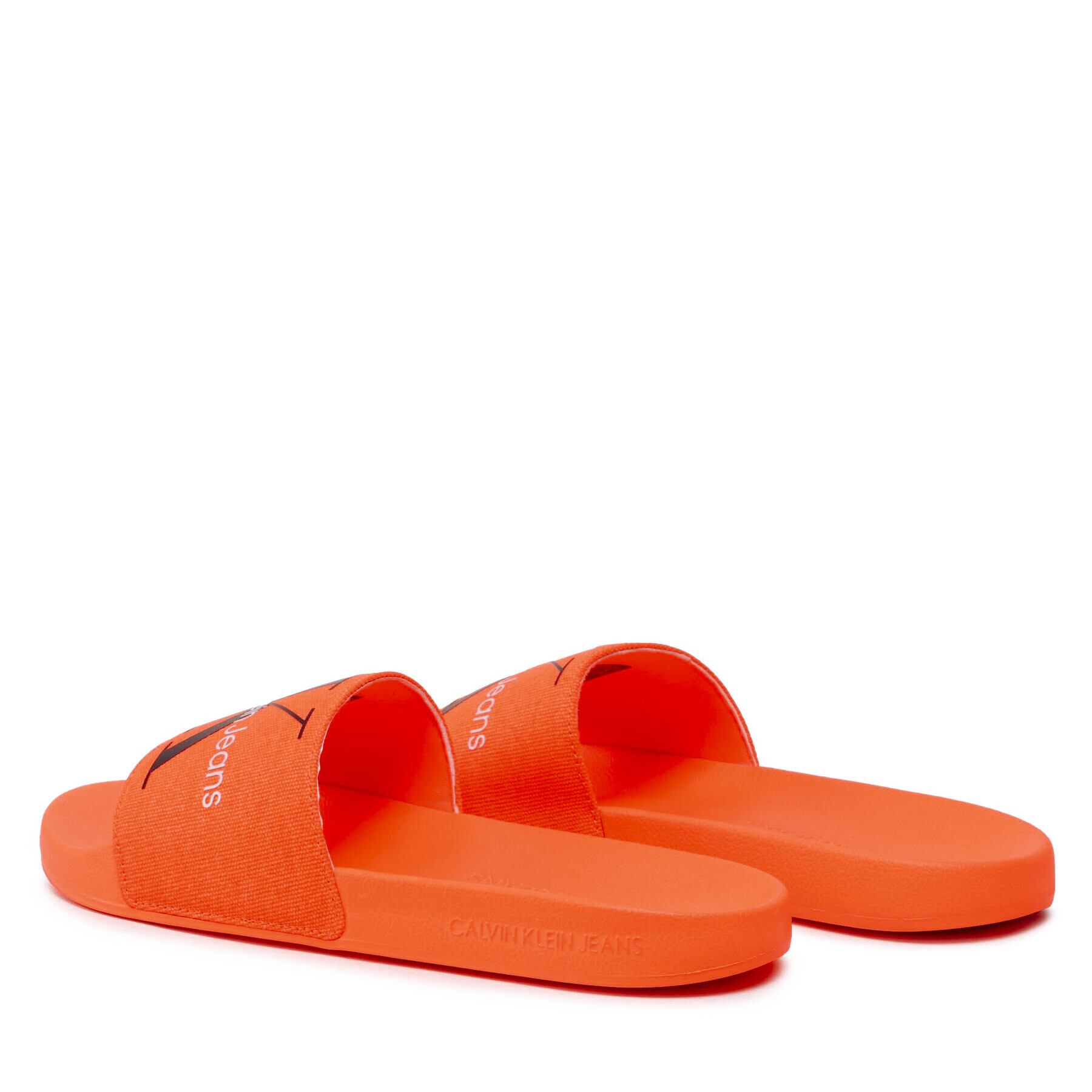 Calvin Klein Jeans Чехли Slide Monogram Co YM0YM00061 Оранжев - Pepit.bg