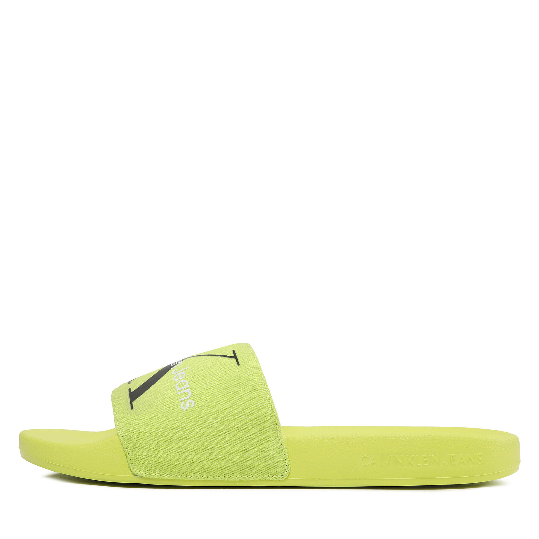 Calvin Klein Jeans Чехли Slide Monogram Co YM0YM00061 Зелен - Pepit.bg