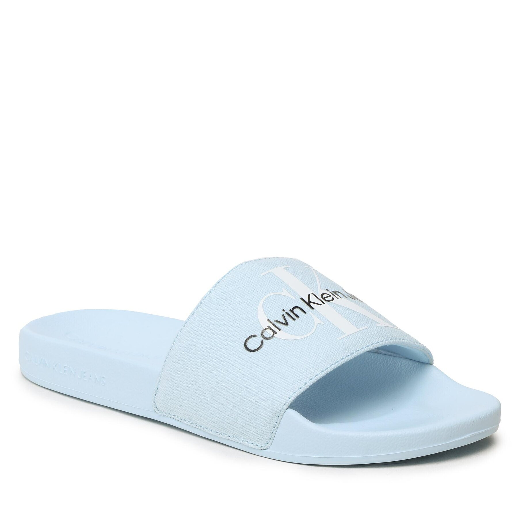 Calvin Klein Jeans Чехли Slide Monogram Co YW0YW00103 Син - Pepit.bg