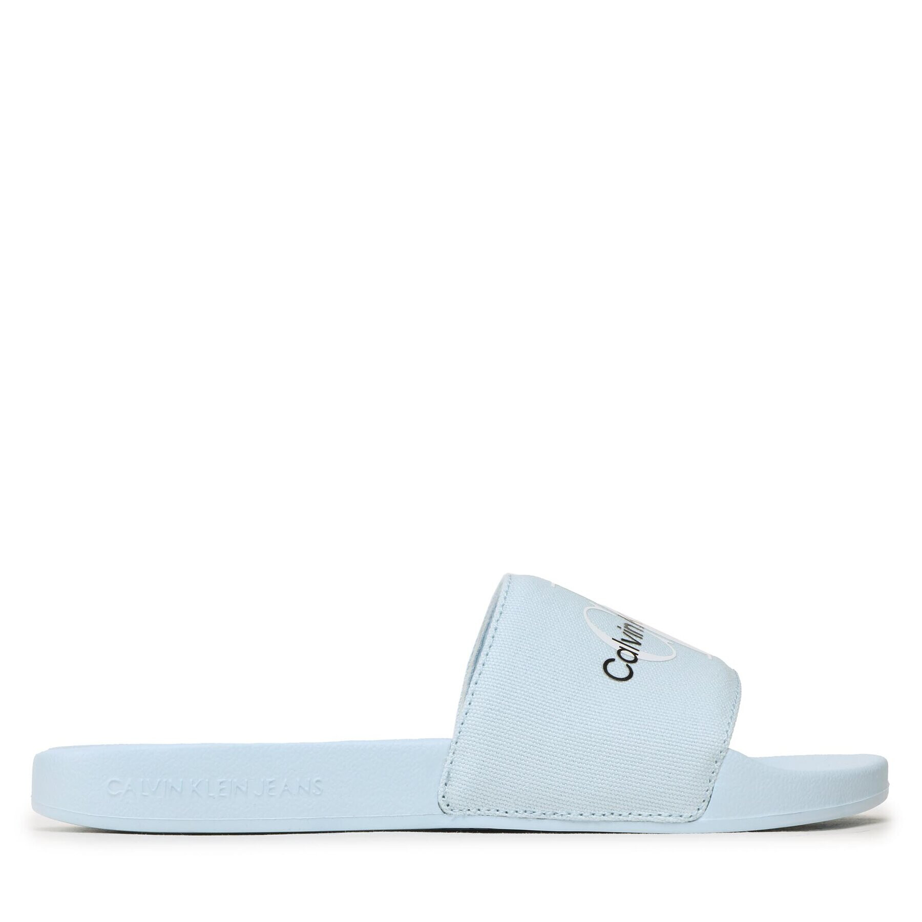 Calvin Klein Jeans Чехли Slide Monogram Co YW0YW00103 Син - Pepit.bg