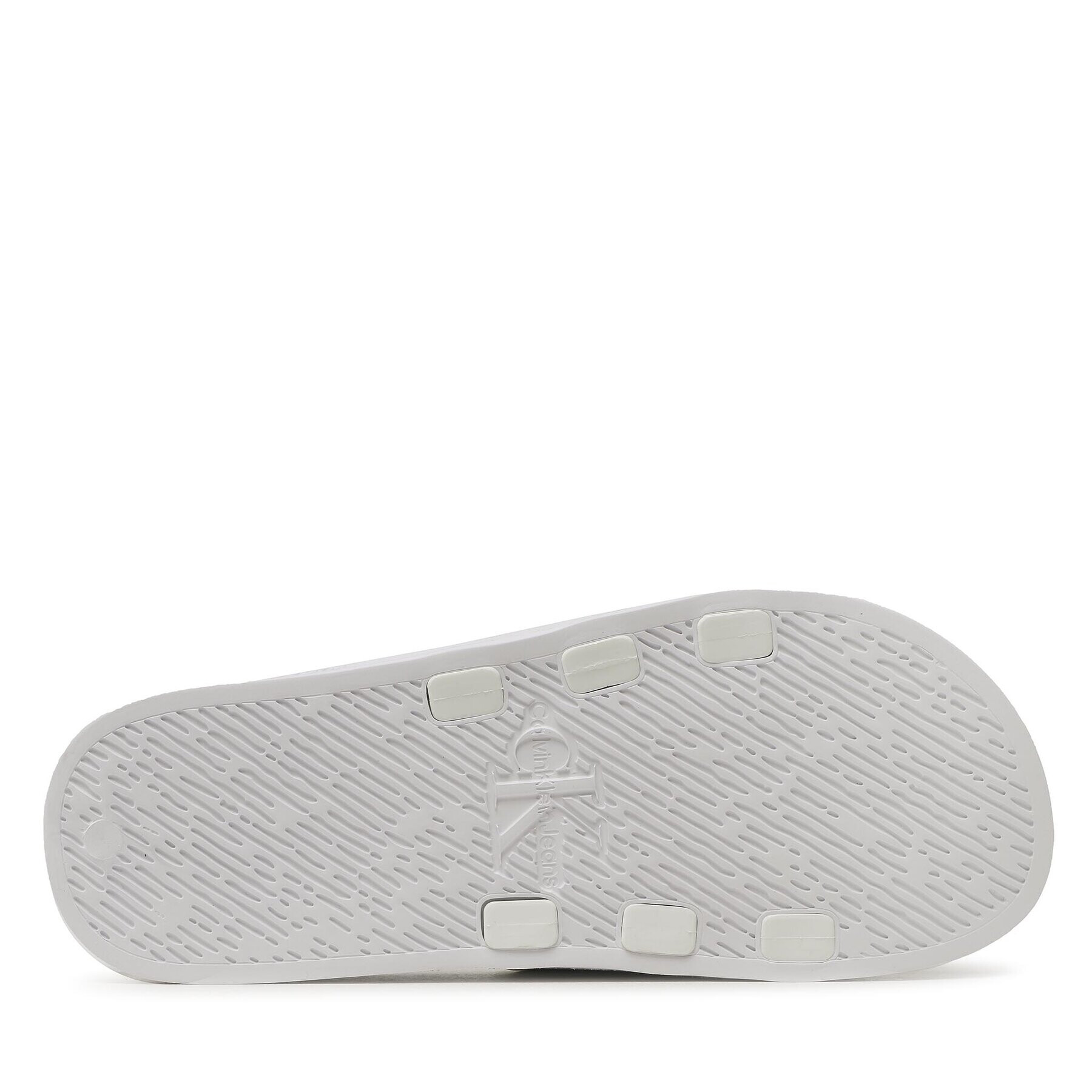 Calvin Klein Jeans Чехли Slide Monogram Tpu YM0YM00361 Бял - Pepit.bg