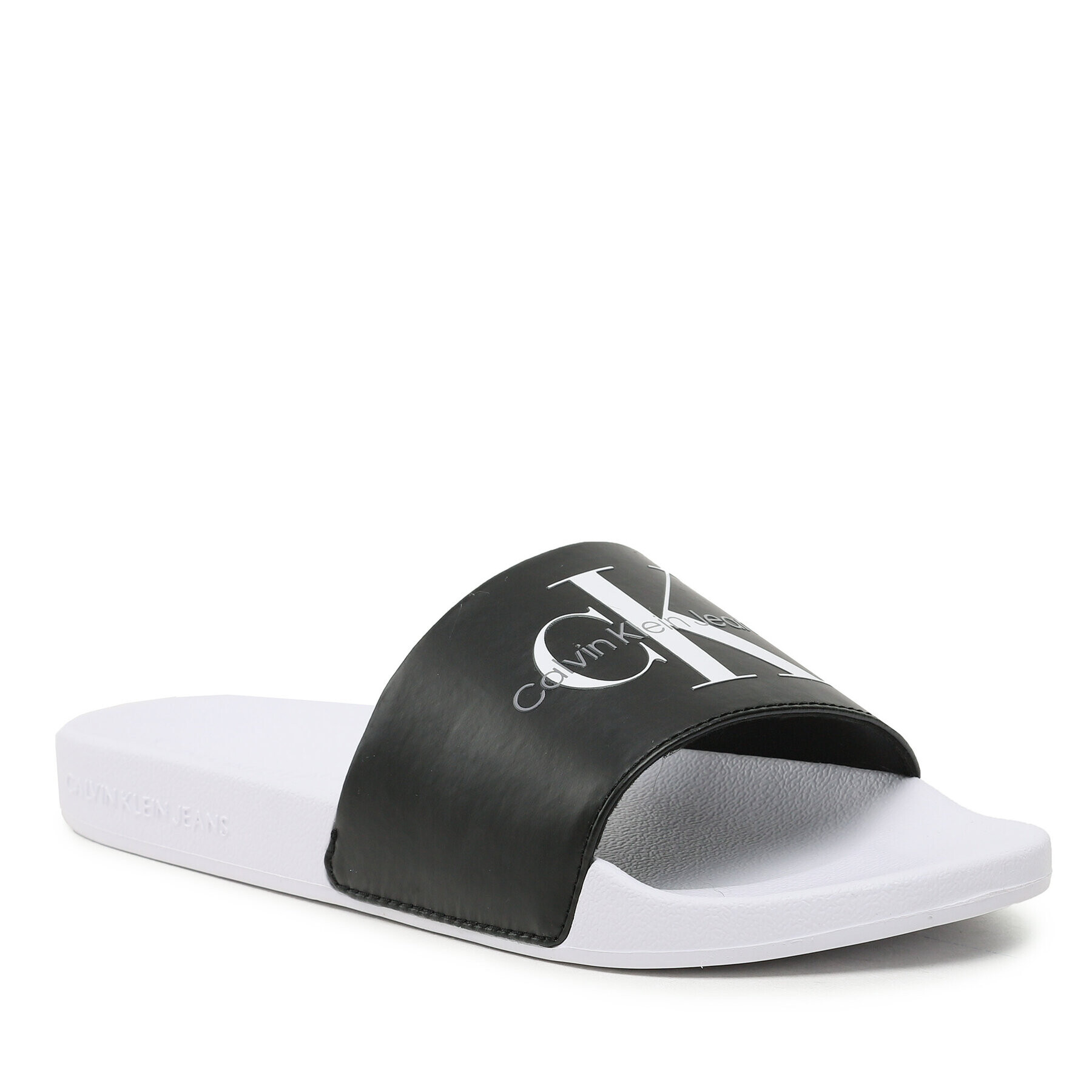 Calvin Klein Jeans Чехли Slide Ny Pearl YW0YW01243 Черен - Pepit.bg