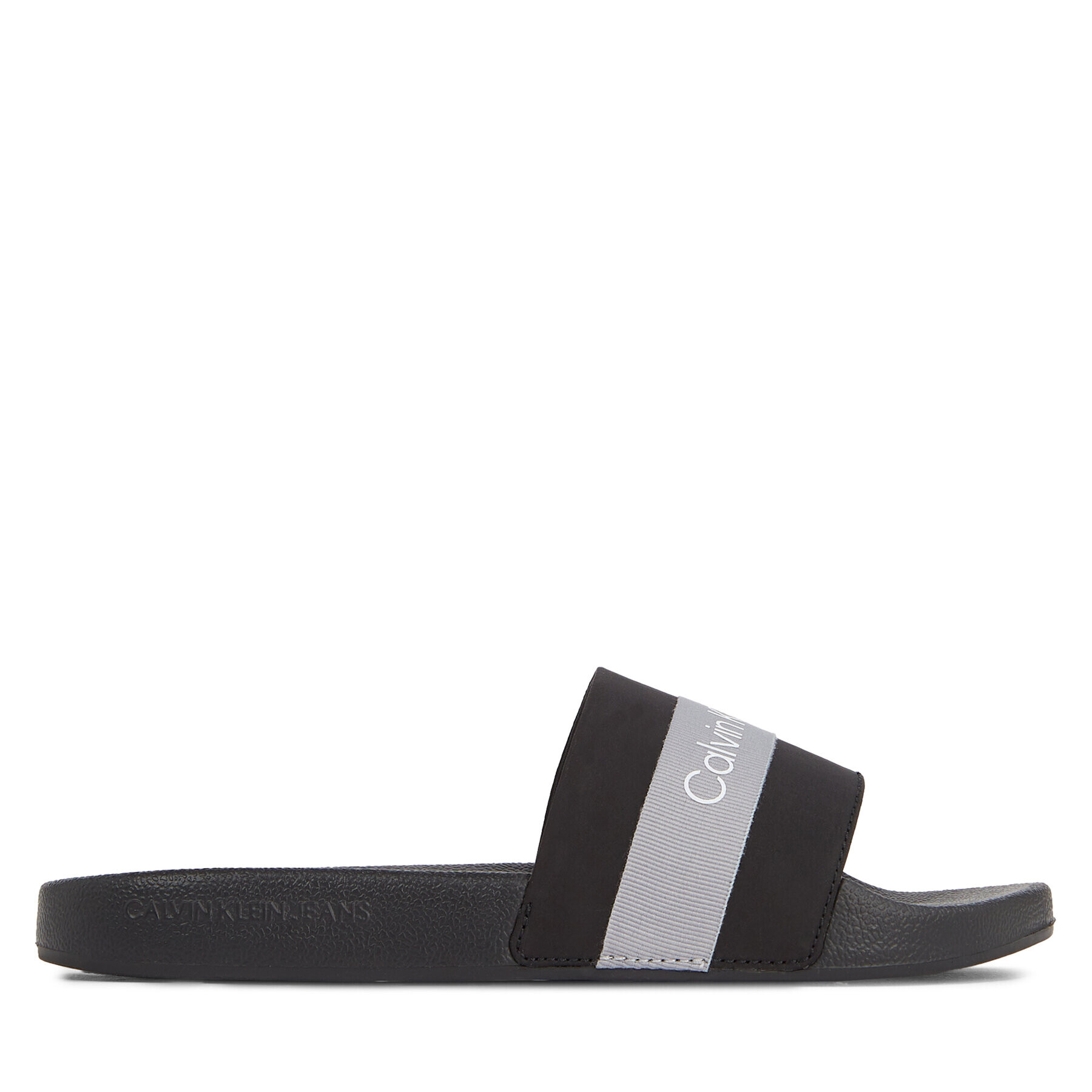 Calvin Klein Jeans Чехли Slide Printed Logo Web YW0YW01244 Черен - Pepit.bg