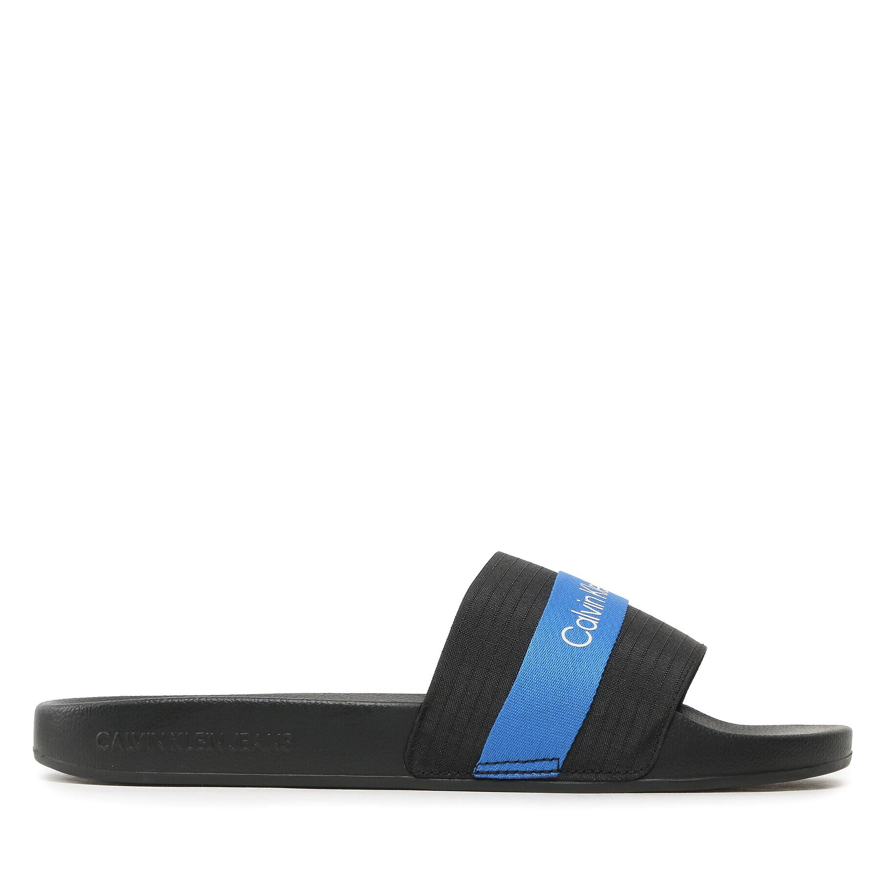 Calvin Klein Jeans Чехли Slide Webbing YM0YM00663 Черен - Pepit.bg