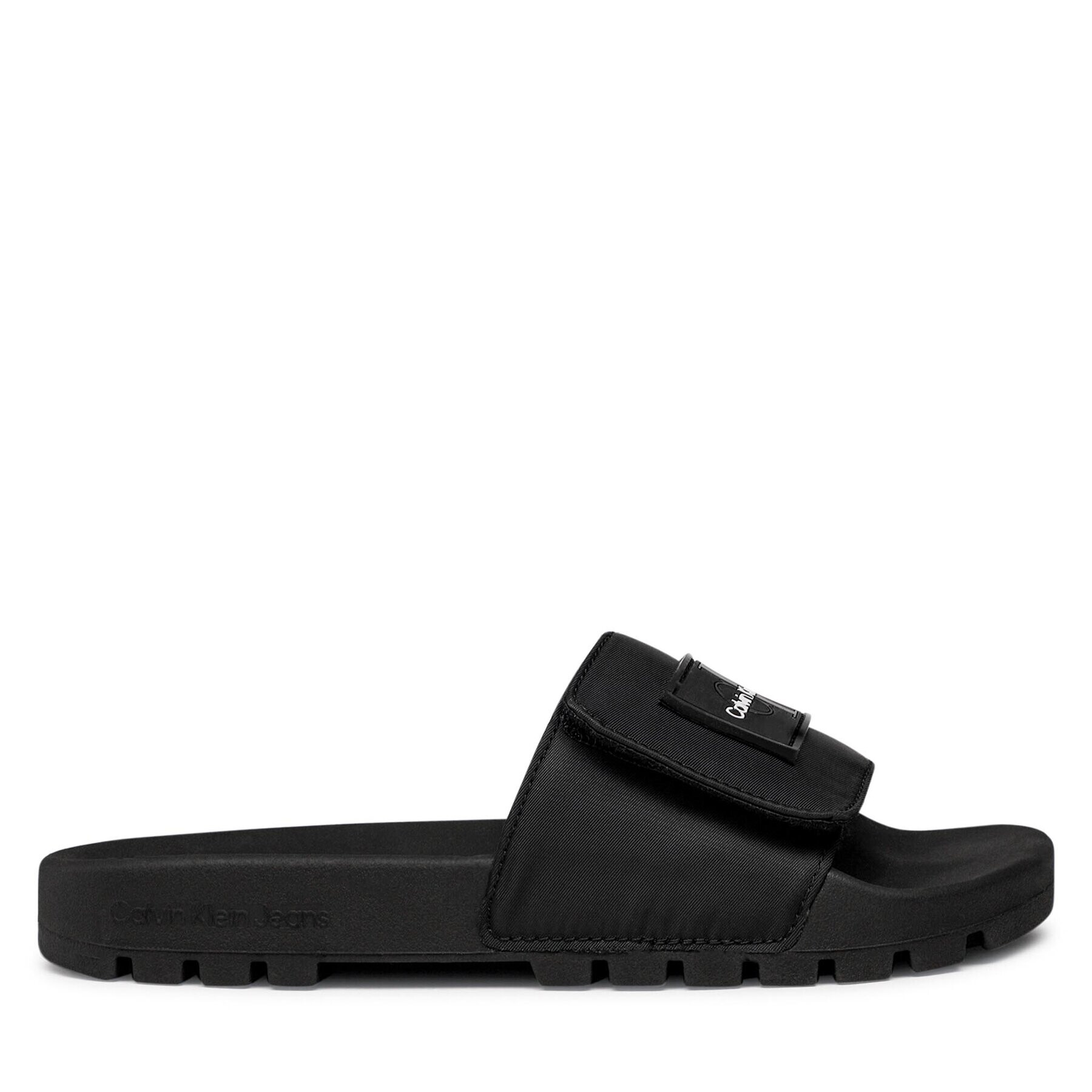 Calvin Klein Jeans Чехли Truck Slide Velcro W YW0YW01024 Черен - Pepit.bg