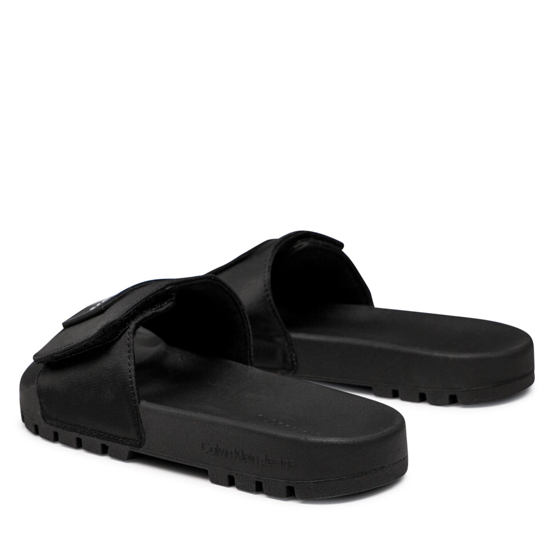 Calvin Klein Jeans Чехли Truck Slide Velcro W YW0YW01024 Черен - Pepit.bg