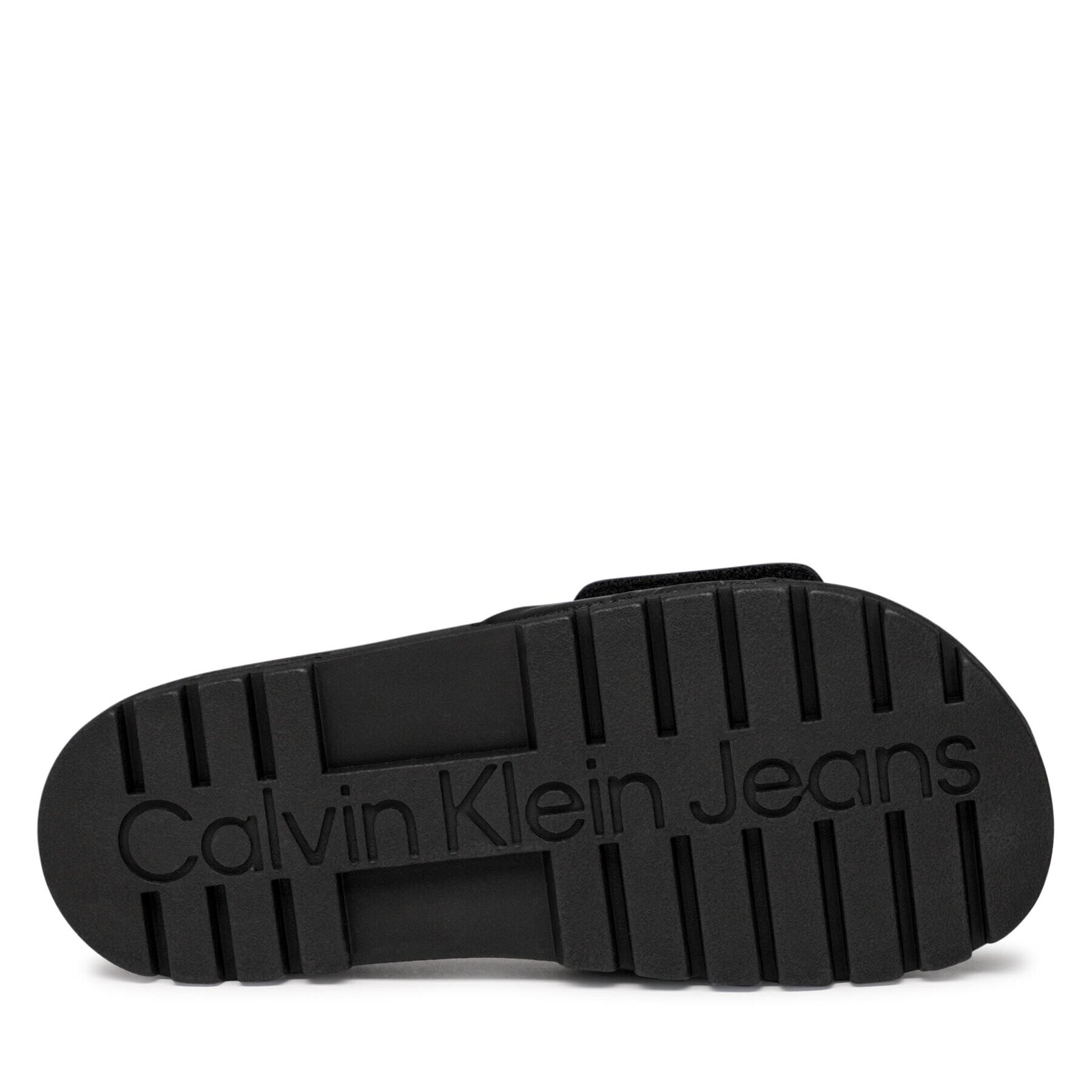 Calvin Klein Jeans Чехли Truck Slide Velcro W YW0YW01024 Черен - Pepit.bg