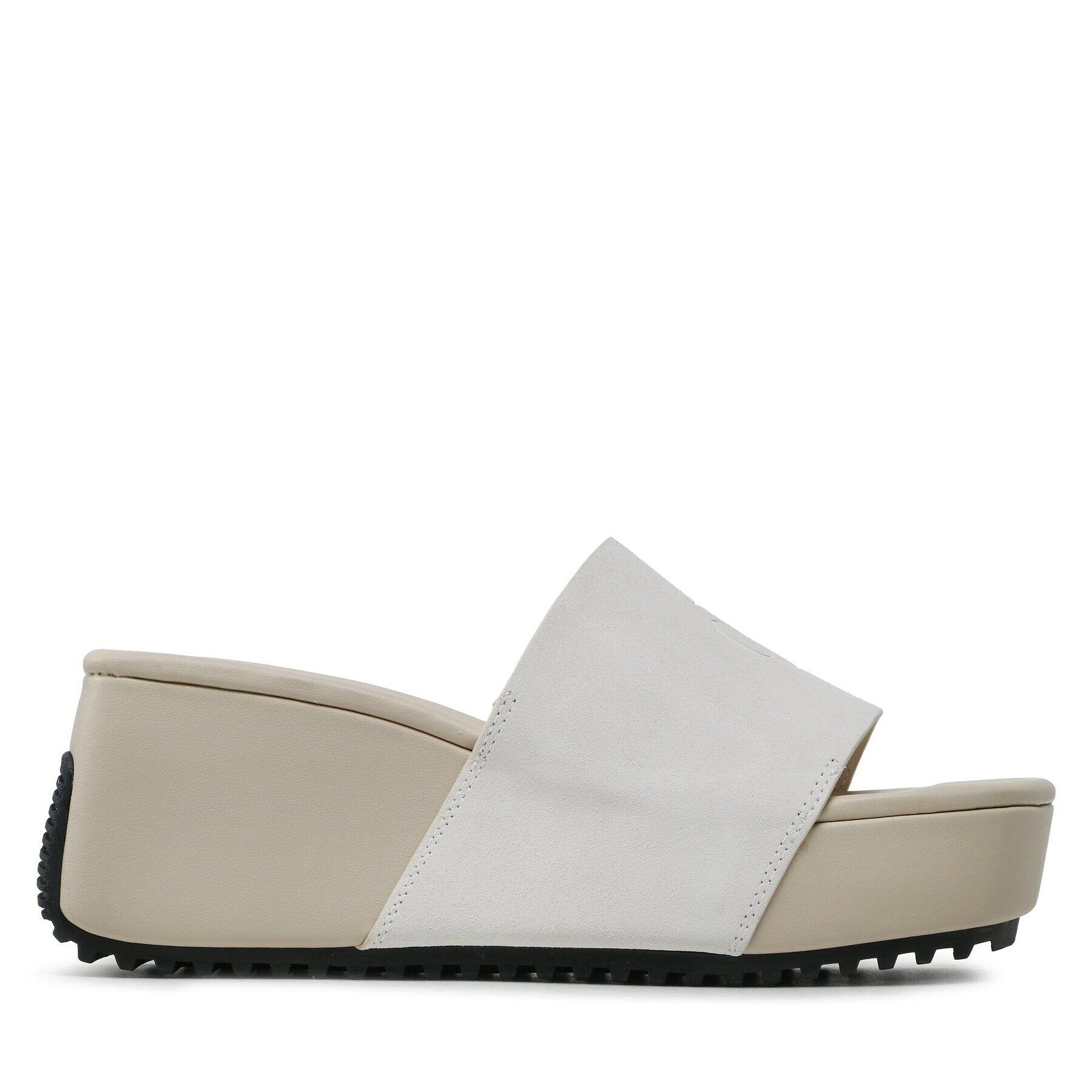 Calvin Klein Jeans Чехли Wedge Block Sandal Su Con YW0YW01015 Бял - Pepit.bg