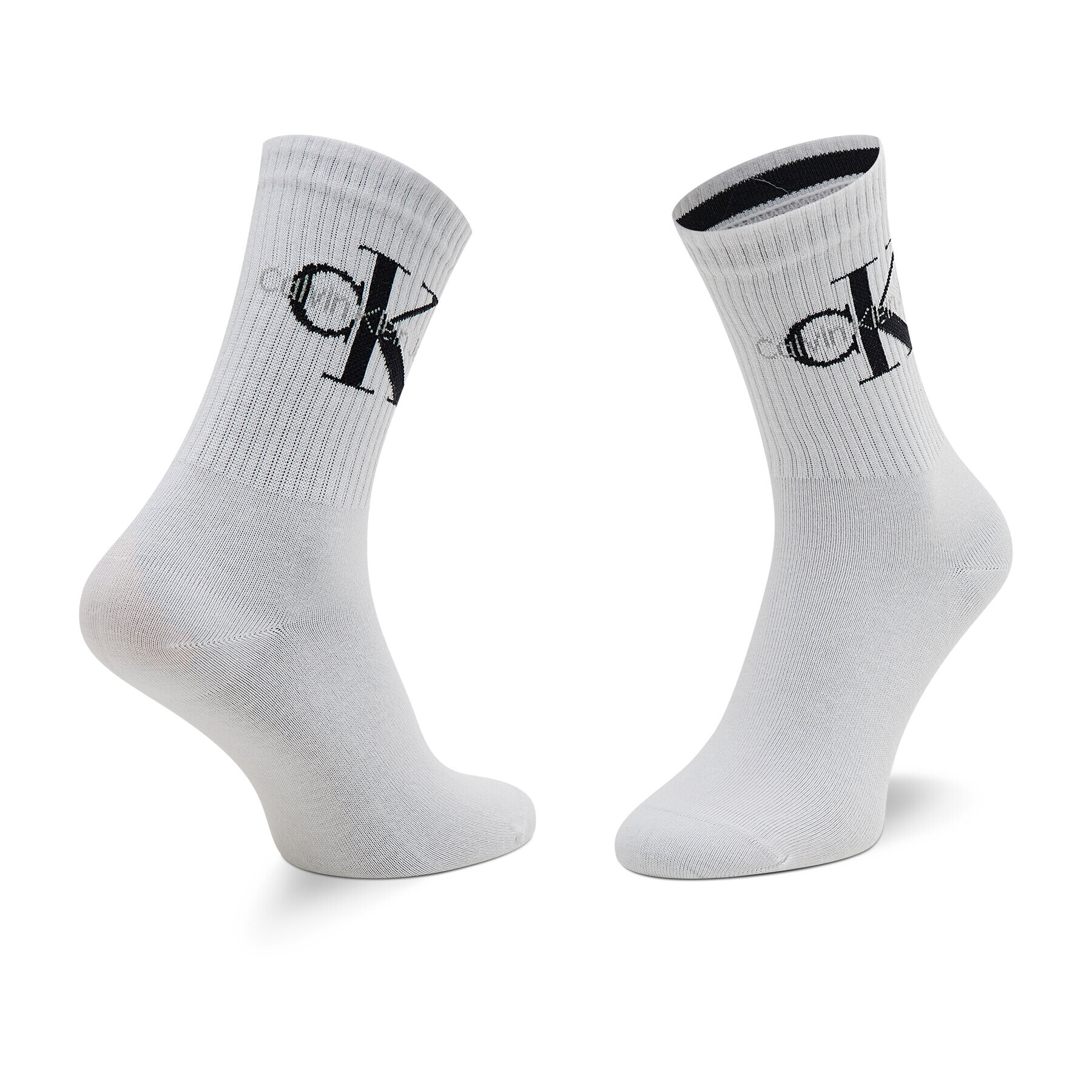 Calvin Klein Jeans Чорапи дълги дамски 701218750 Бял - Pepit.bg
