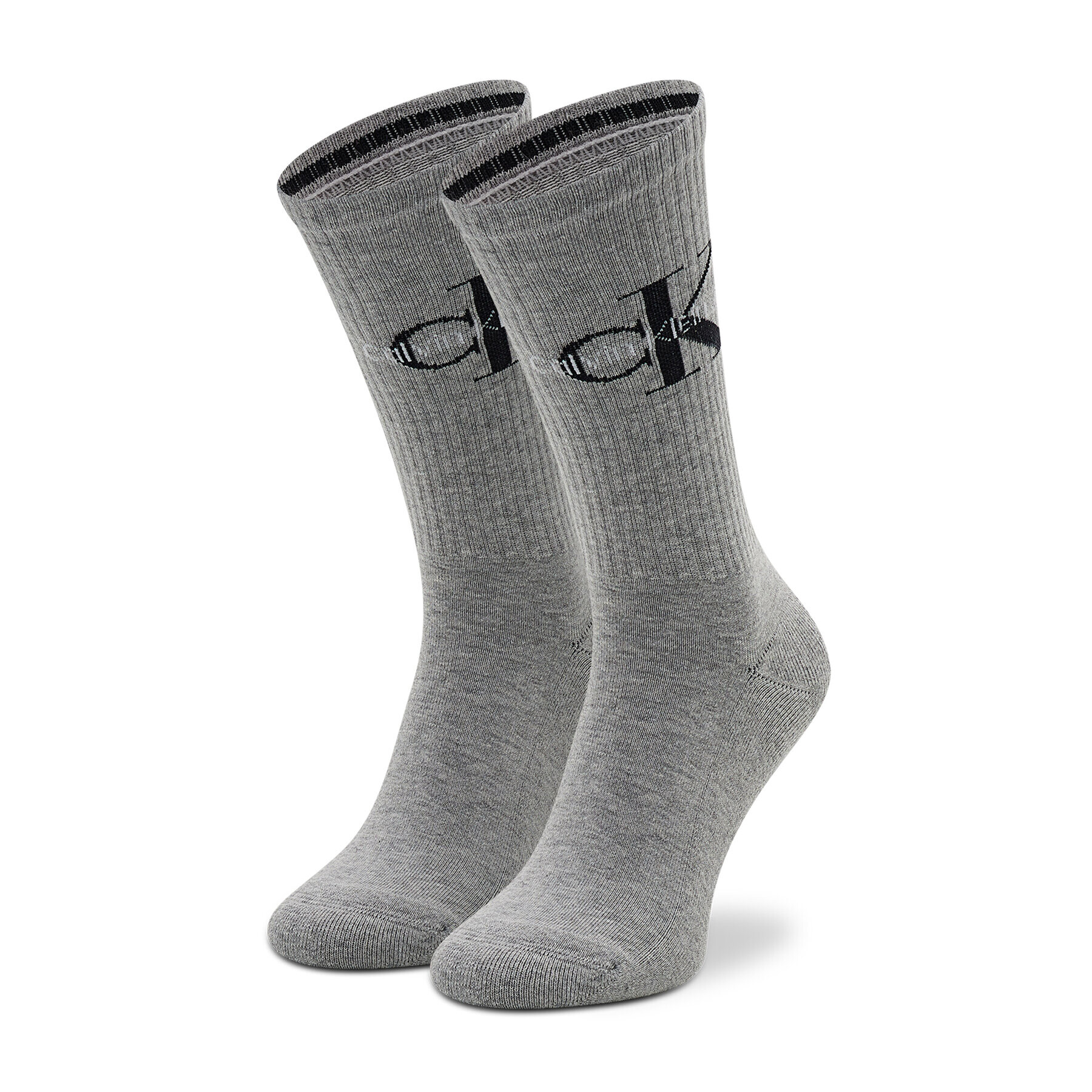 Calvin Klein Jeans Чорапи дълги мъжки 701218732 Сив - Pepit.bg
