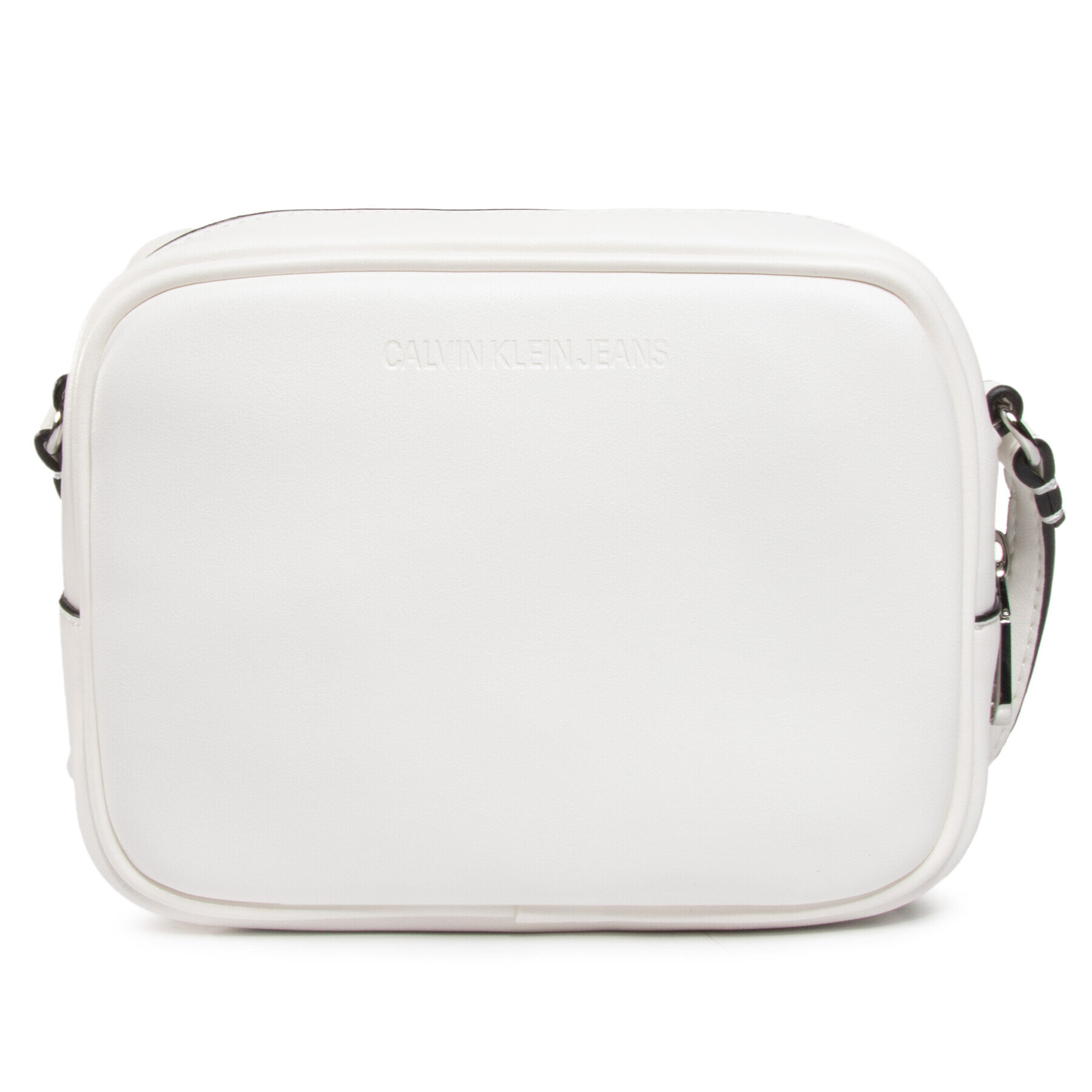 Calvin Klein Jeans Дамска чанта Camera Bag K60K607202 Бял - Pepit.bg